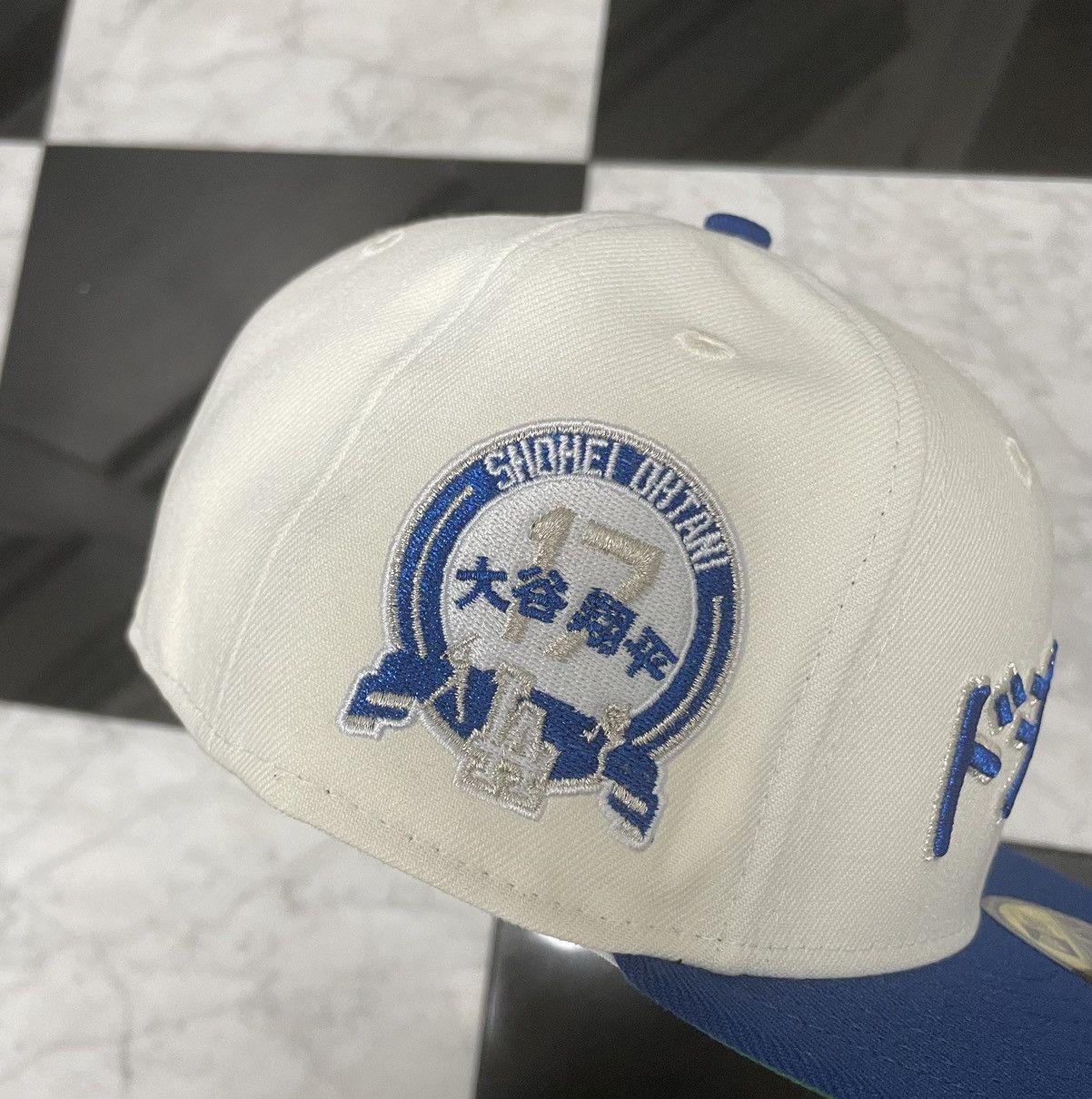 New Era 🔥 Exclusive Ohtani Dodgers fitted 7 1/4 Size ONE SIZE - 2 Thumbnail