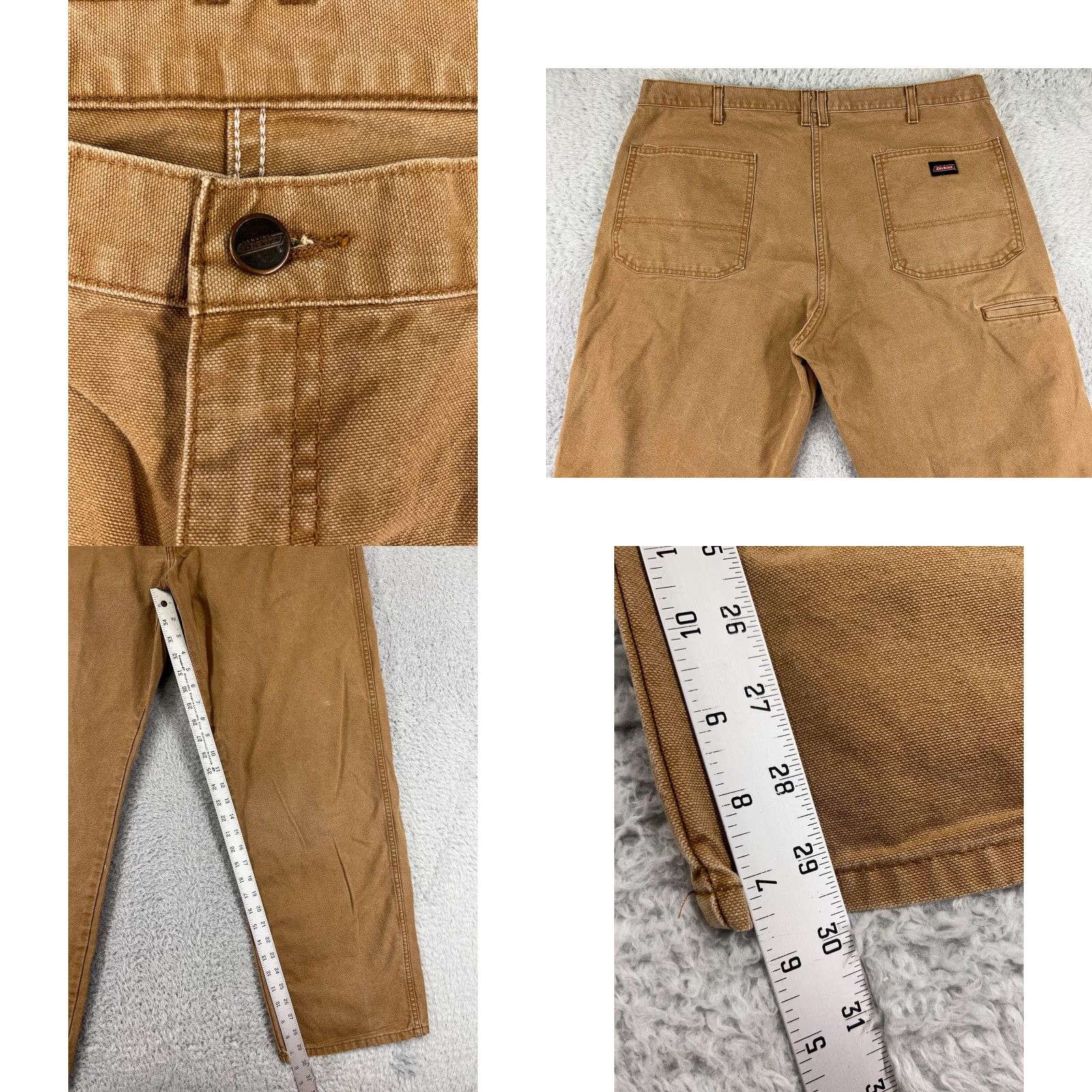 Dickies Dickies Pants Mens 40 Beige Durable Duck Fabric 100% Cotton Workwear Dickies 874 Chino Straight 5-Pocket 32 Inseam Mens Beige Pants Size US 40 / EU 56 - 8 Thumbnail