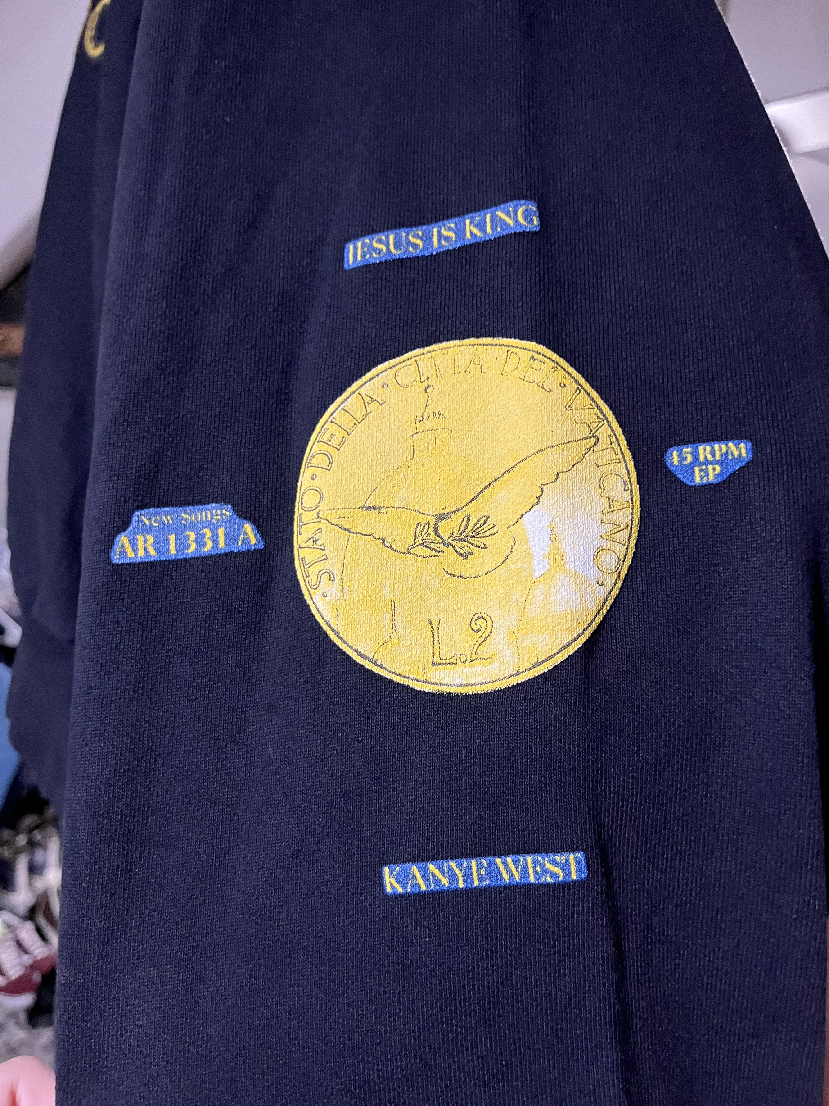 Kanye West Sunday Service Gold Detroit II Crewneck Navy Size US L / EU 52-54 / 3 - 7 Thumbnail