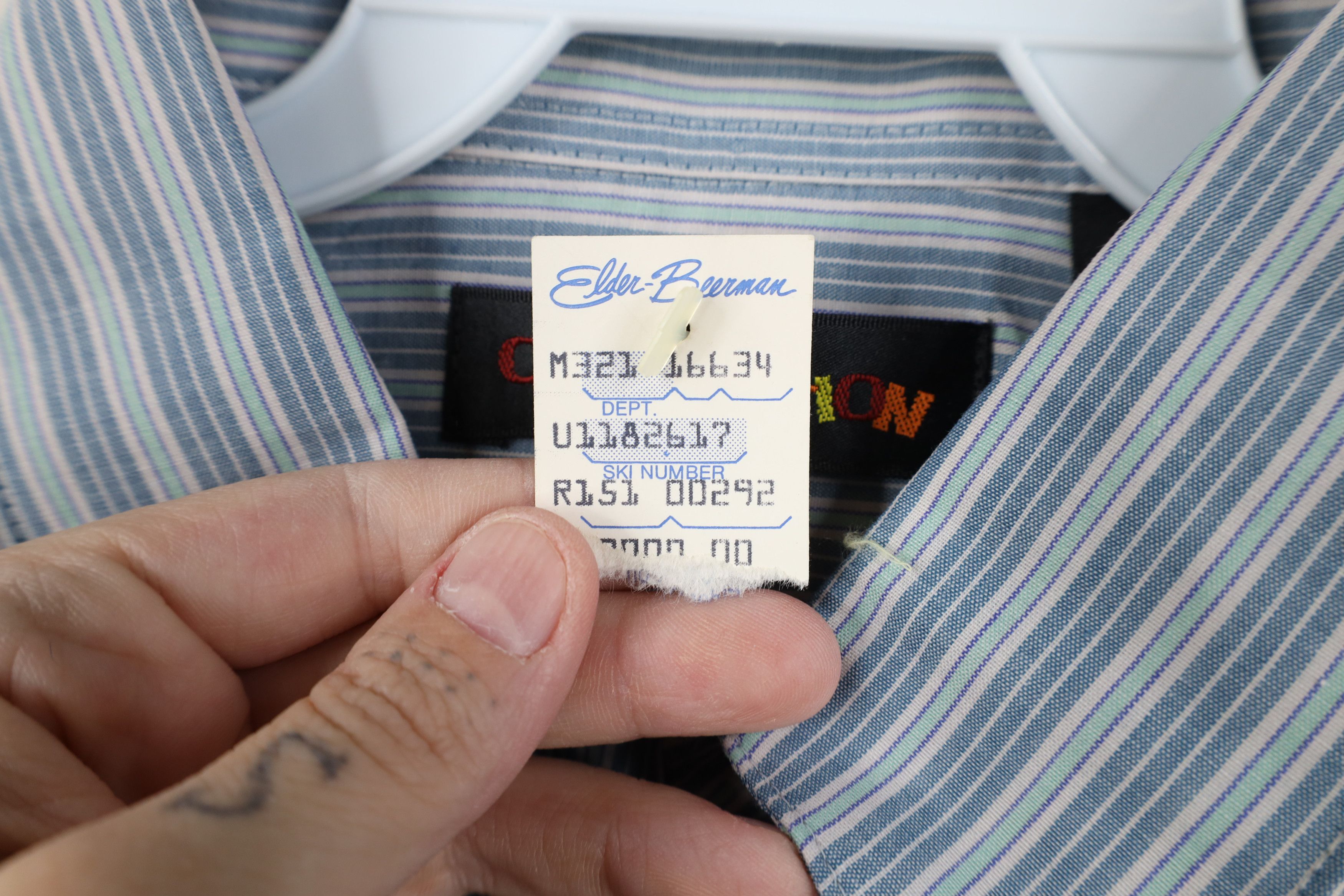 Vintage Deadstock Vintage 80s 90s Streetwear Block Button Down Shirt Size US M / EU 48-50 / 2 - 8 Thumbnail