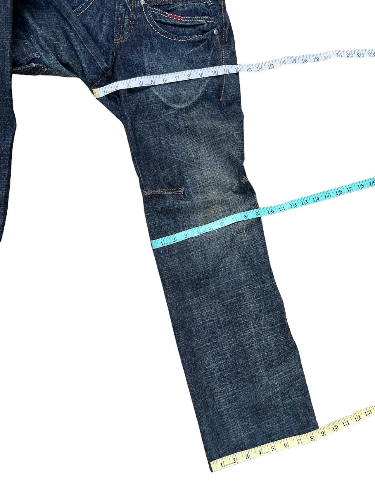 Marithe + Francois Girbaud Marithe Francois Girbaud Multiple Pocket Cargo Denim Pant Size US 30 / EU 46 - 4 Thumbnail