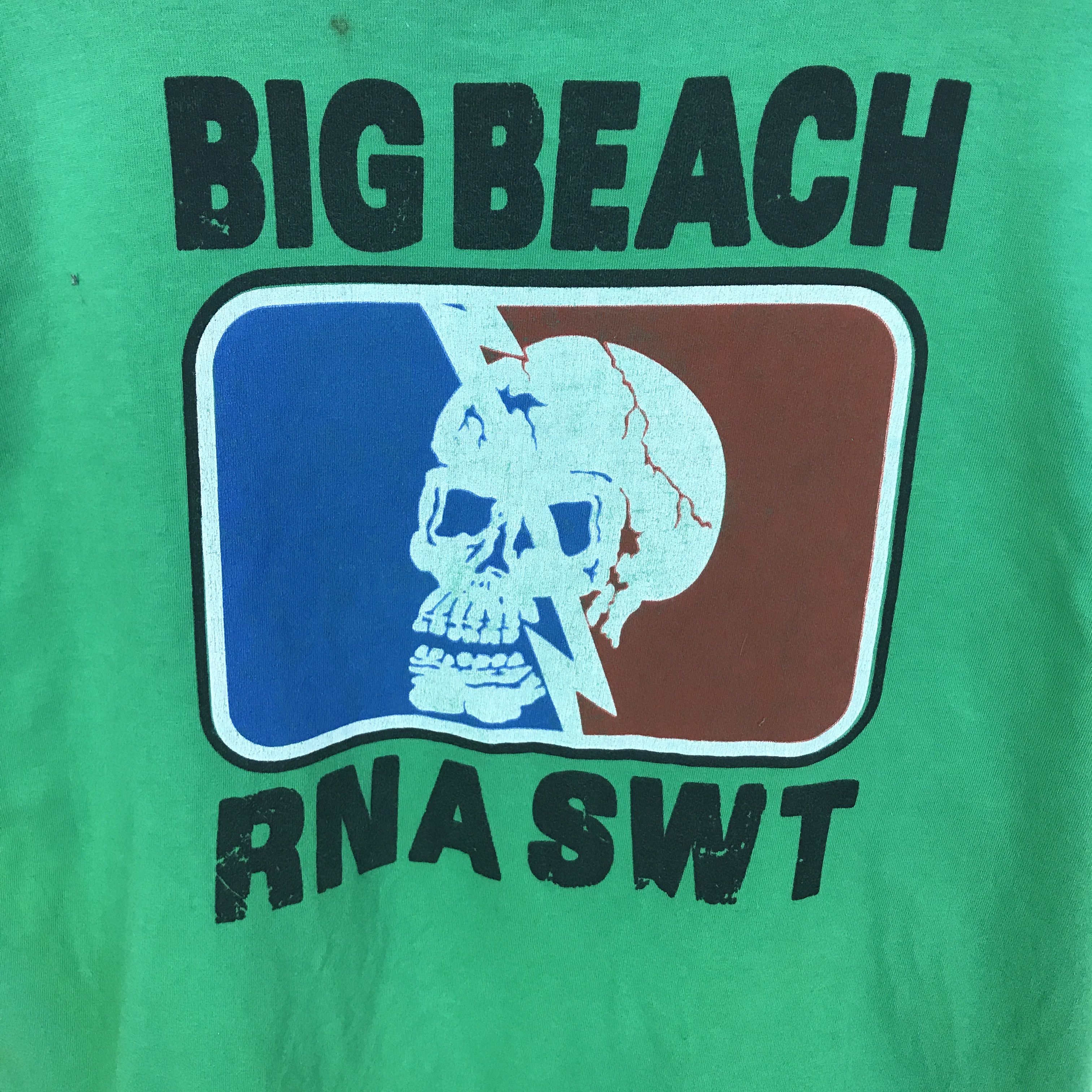 Japanese Brand Rna x big beach t-shirt K117B8 Size US M / EU 48-50 / 2 - 5 Thumbnail