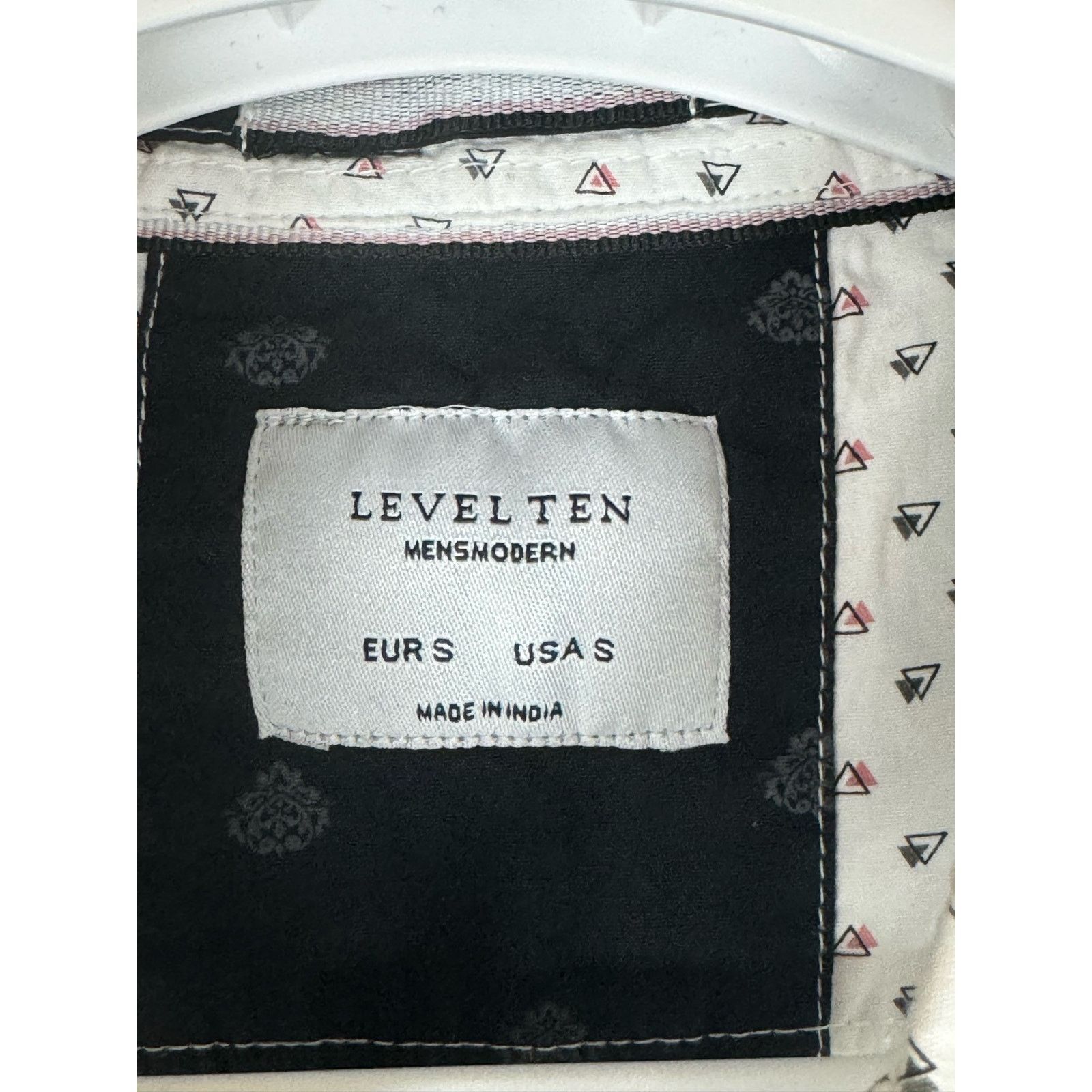 Unknown London Level Ten MensModern Short Sleeve Woven Shirt Men’s Size S Size US S / EU 44-46 / 1 - 5 Thumbnail