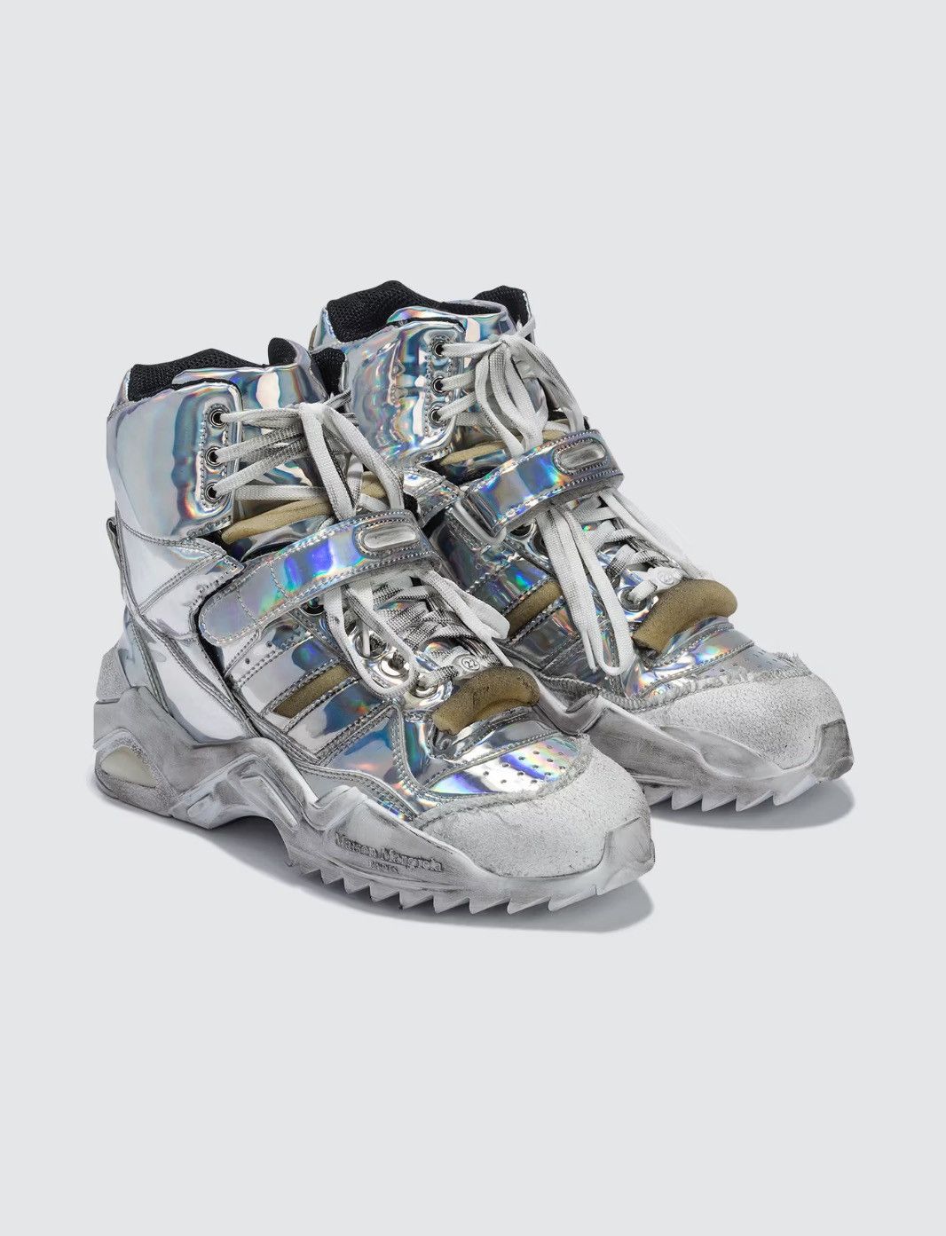 Deconstructed high top trainer. 36