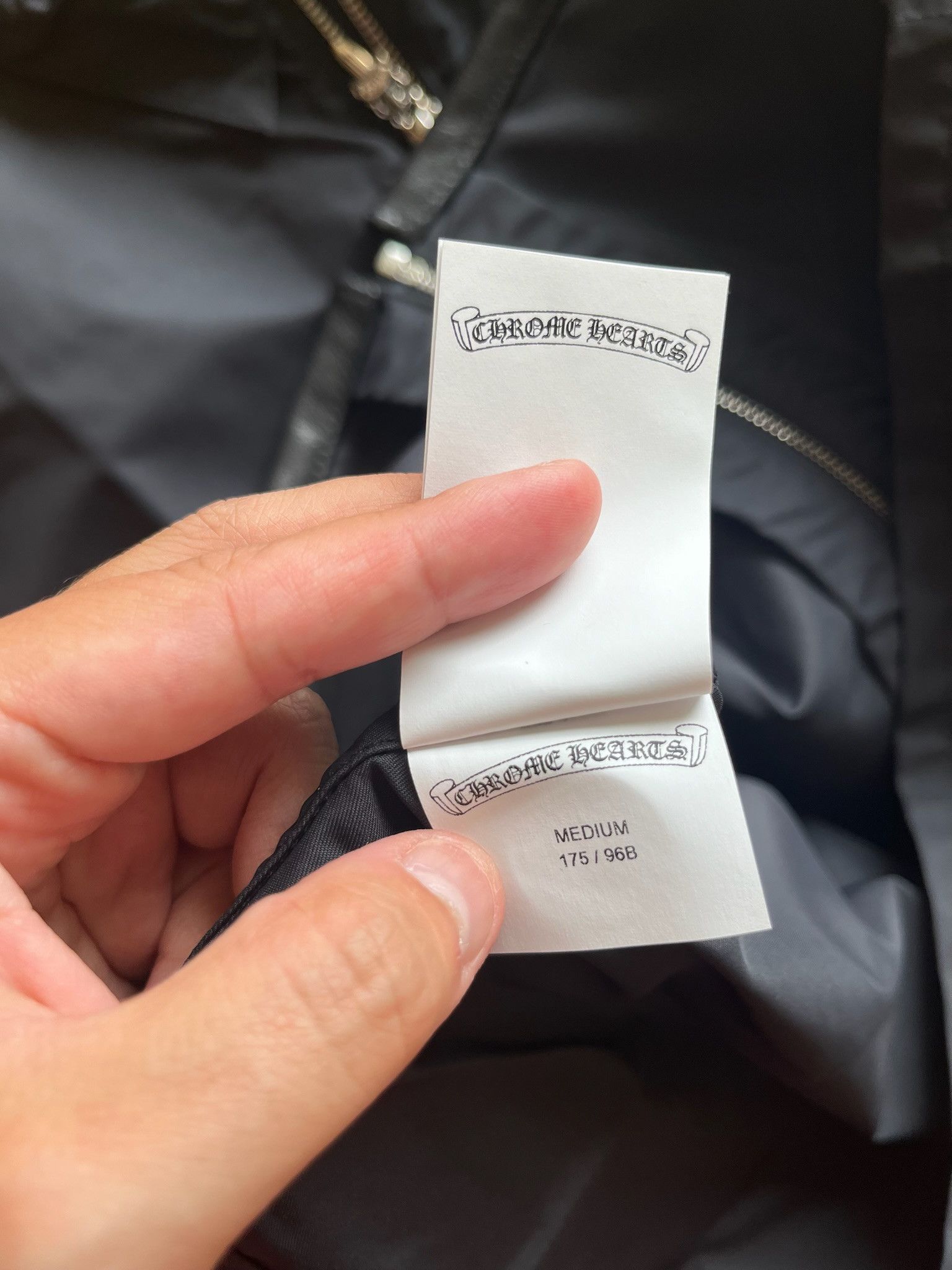 Chrome Hearts Chrome Hearts Zip Nylon Leather Patchwork SS Jacket Size US M / EU 48-50 / 2 - 8 Thumbnail