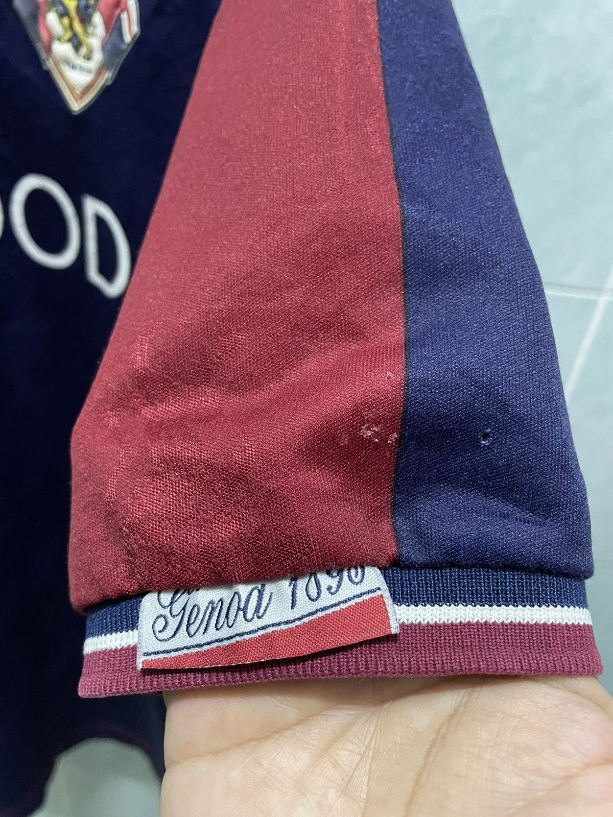 Vintage 1994 Genoa CFC Home jersey Size US L / EU 52-54 / 3 - 3 Thumbnail