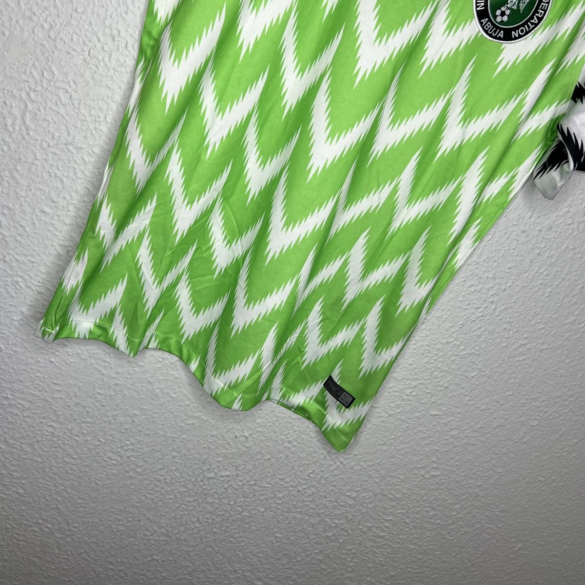 Nike Nike Nigeria Soccer Jersey Tshirt Tee Green Full Print Home Size US S / EU 44-46 / 1 - 2 Thumbnail