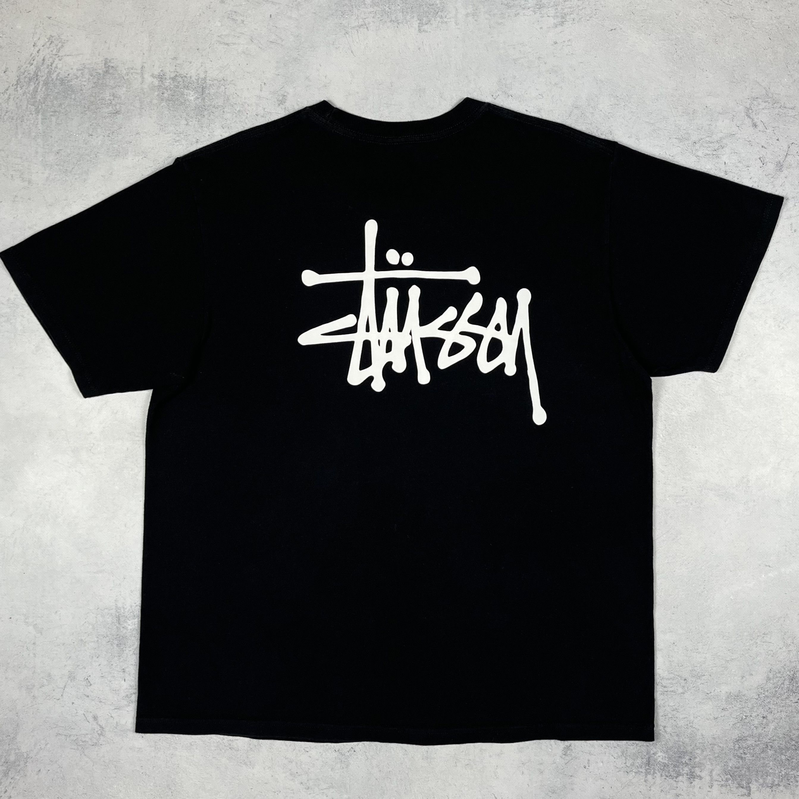 Stussy Vintage Stussy Graffiti Y2K Big Logo T Shirt 00’s Size US L / EU 52-54 / 3 - 2 Thumbnail