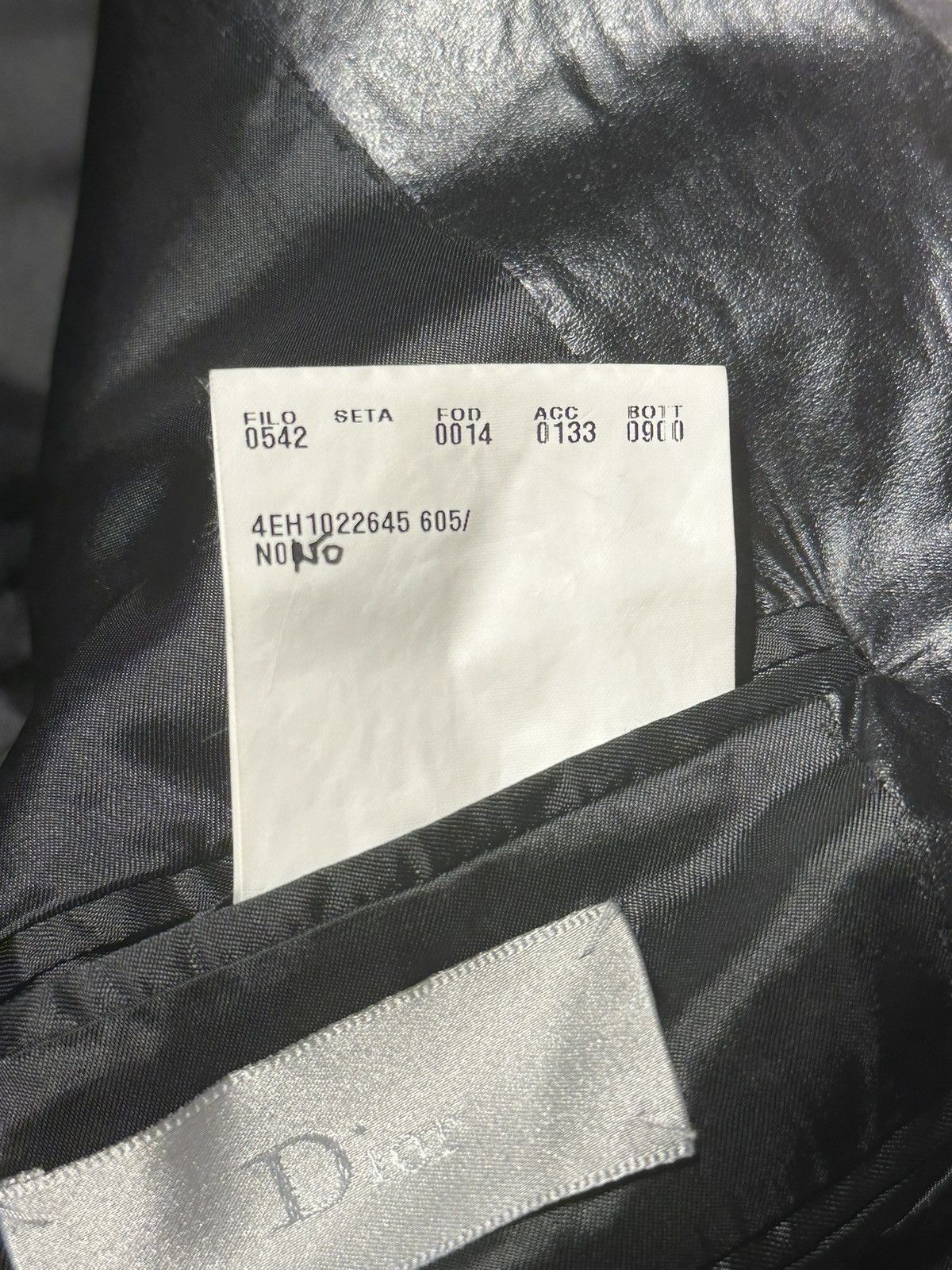 Dior Dior Homme SS04 Strip Coated Lapel Blazer Size 46R - 6 Thumbnail