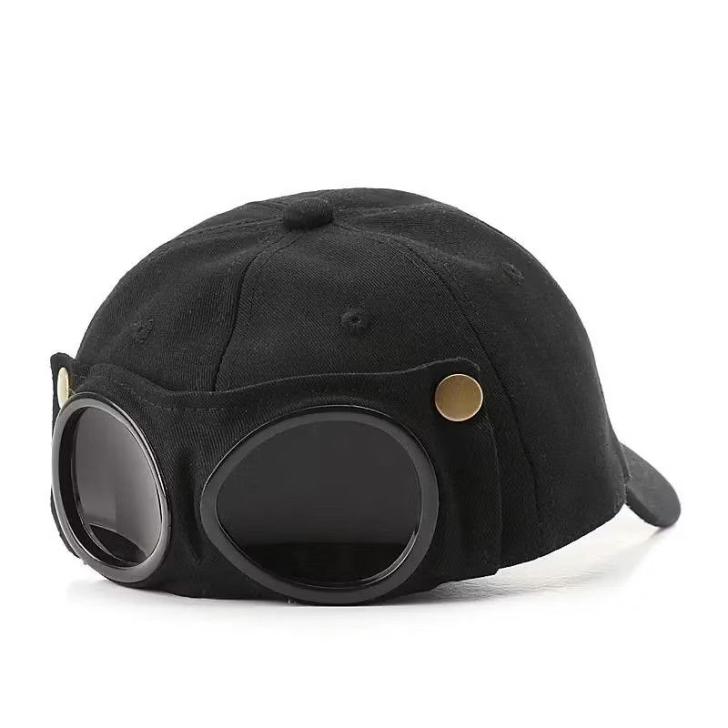 Japanese Brand Casual black baseball goggles cap Size ONE SIZE - 1 Thumbnail