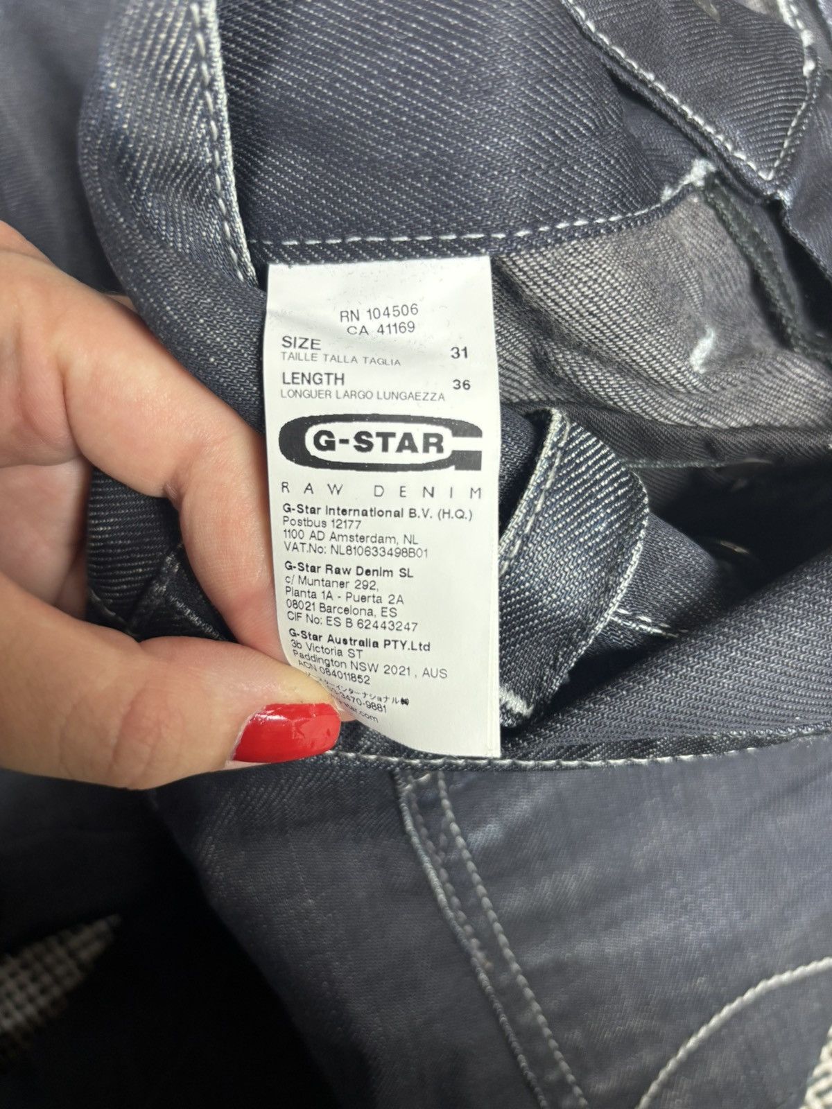 G-Star G-star radar straight coated jeans avant garde dswt nos Size US 30 / EU 46 - 4 Thumbnail