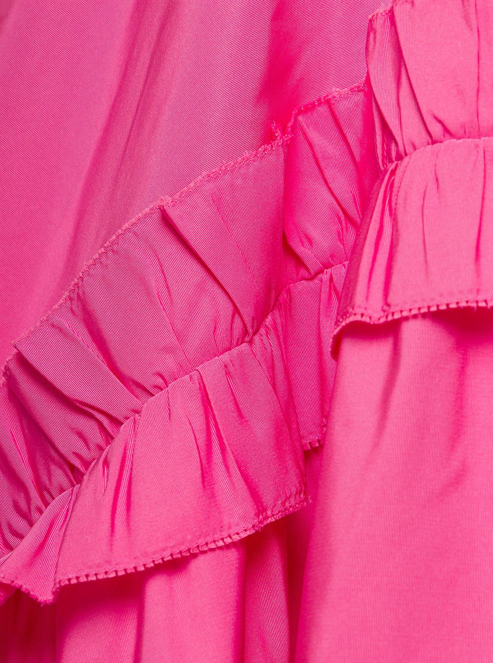 Alexander McQueen o1y0225 Mini Dress in Fuchsia Size S / US 4 / IT 40 - 3 Thumbnail
