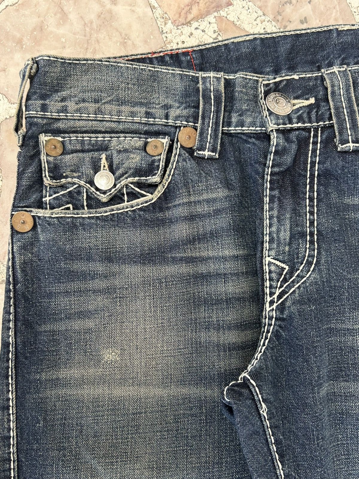True Religion True Religion Billy Waist 34 Vintage Denim Size US 34 / EU 50 - 5 Thumbnail