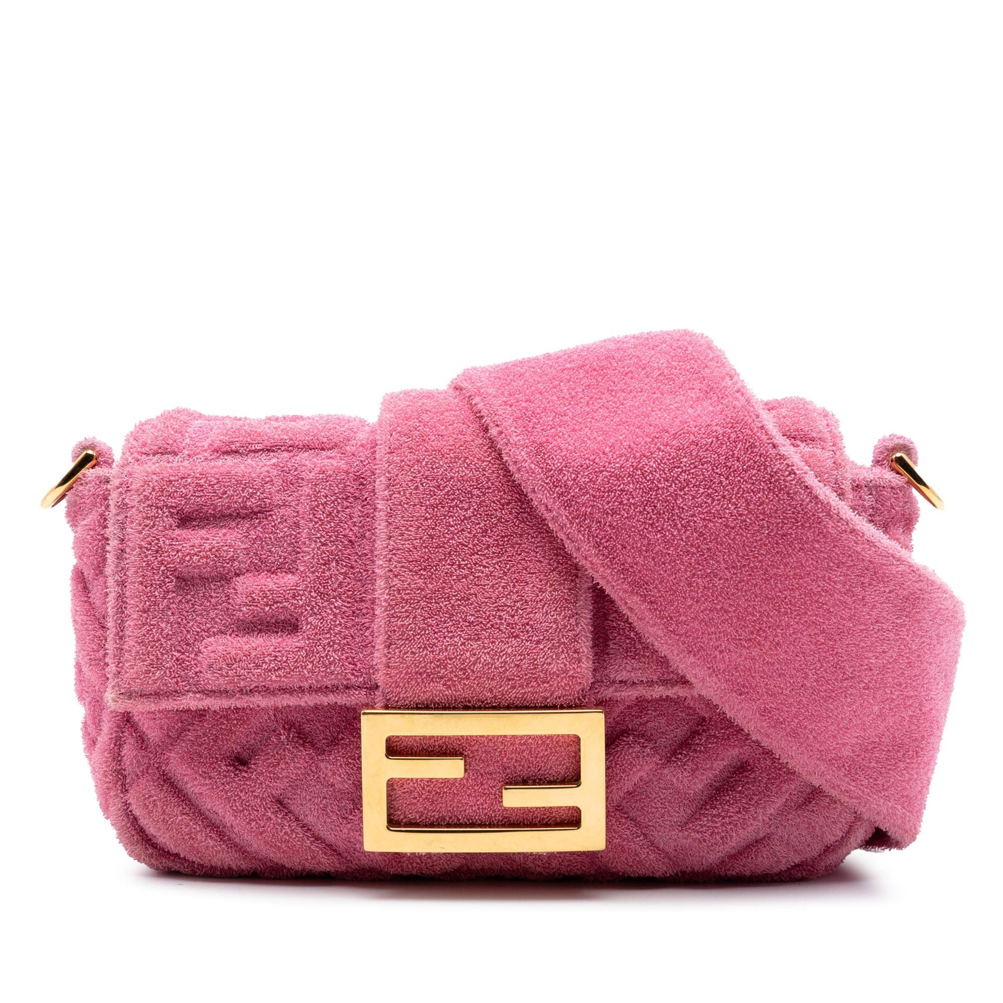 Fendi Embossed Terry Cloth FF 1974 Convertible Belt Baguette Size ONE SIZE - 1 Thumbnail