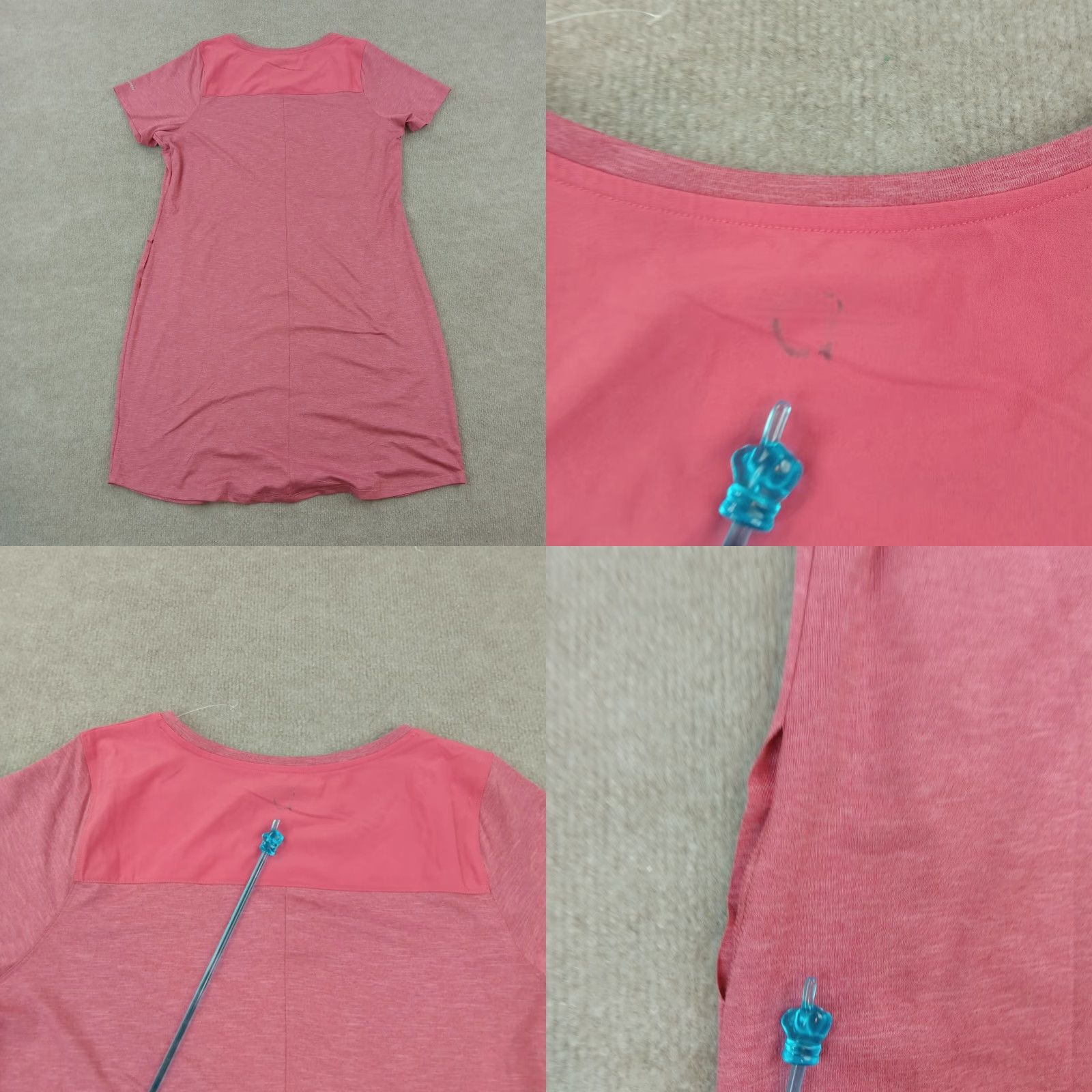 Vintage Columbia Outdoor T-Shirt Dress Womens Size Large Red Sleeveless Casual with Pockets Size L / US 10 / IT 46 - 8 Thumbnail