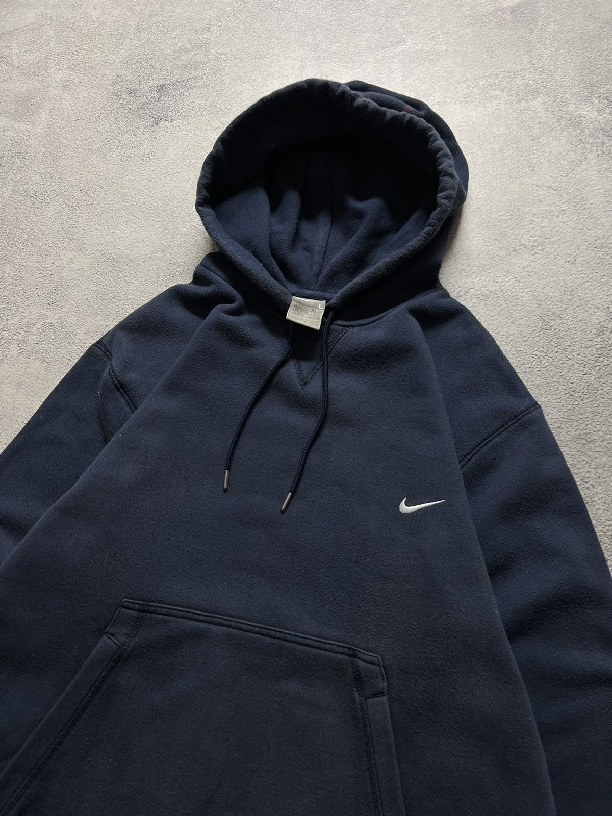 Nike × Vintage Vintage Y2k Nike 💙 Mini Swoosh Hoodie 00’s Size US L / EU 52-54 / 3 - 5 Thumbnail