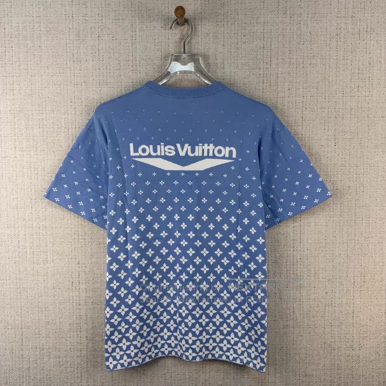 Louis Vuitton Louis Vuitton FW24 Ombré Intarsia Crew Neck Knit Short Sle Size US M / EU 48-50 / 2 - 3 Thumbnail