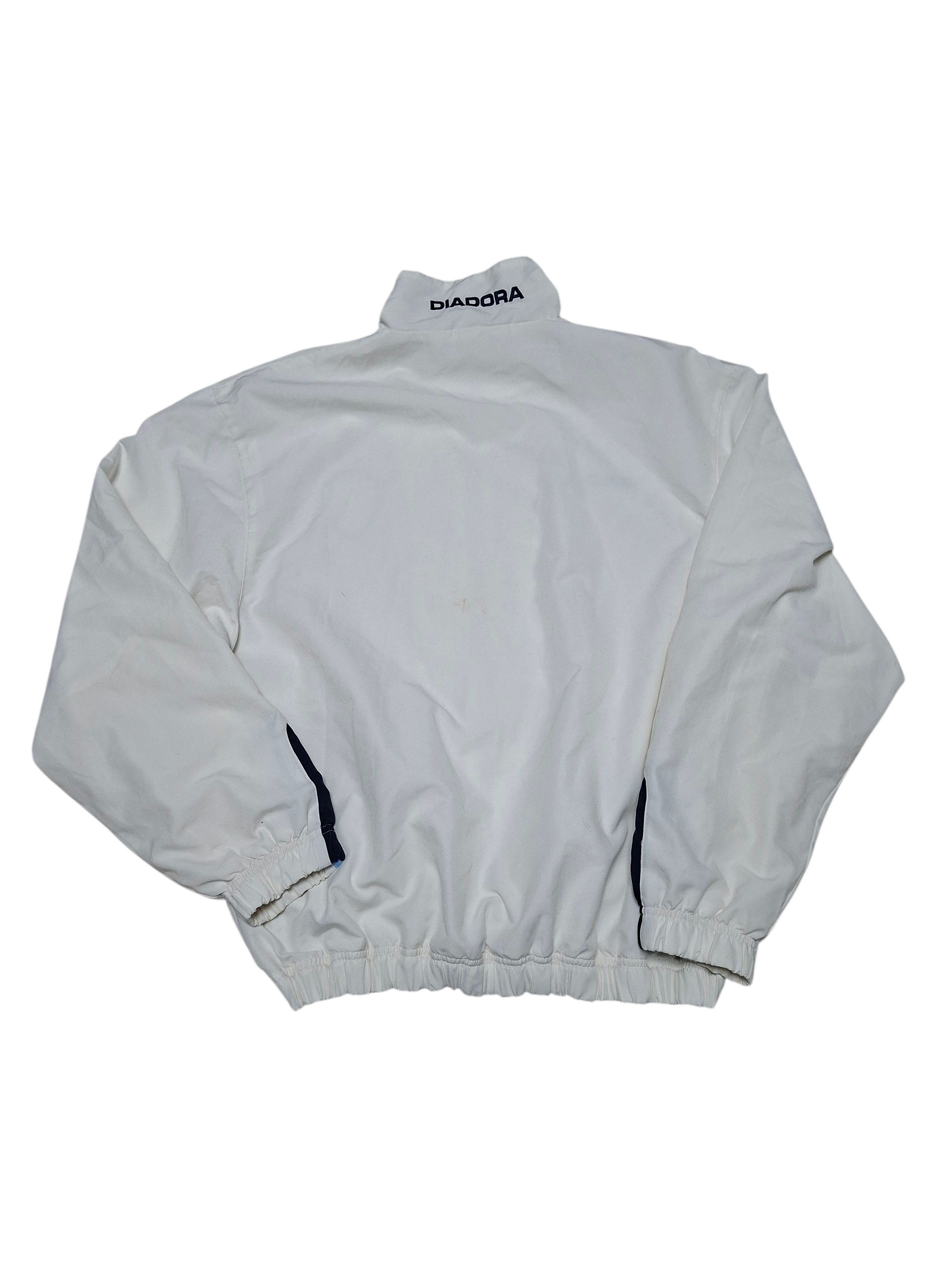 Diadora LEEDS UNITED DIADORA VINTAGE 2004/2005 NYLON TRACK JACKET Size US L / EU 52-54 / 3 - 3 Thumbnail