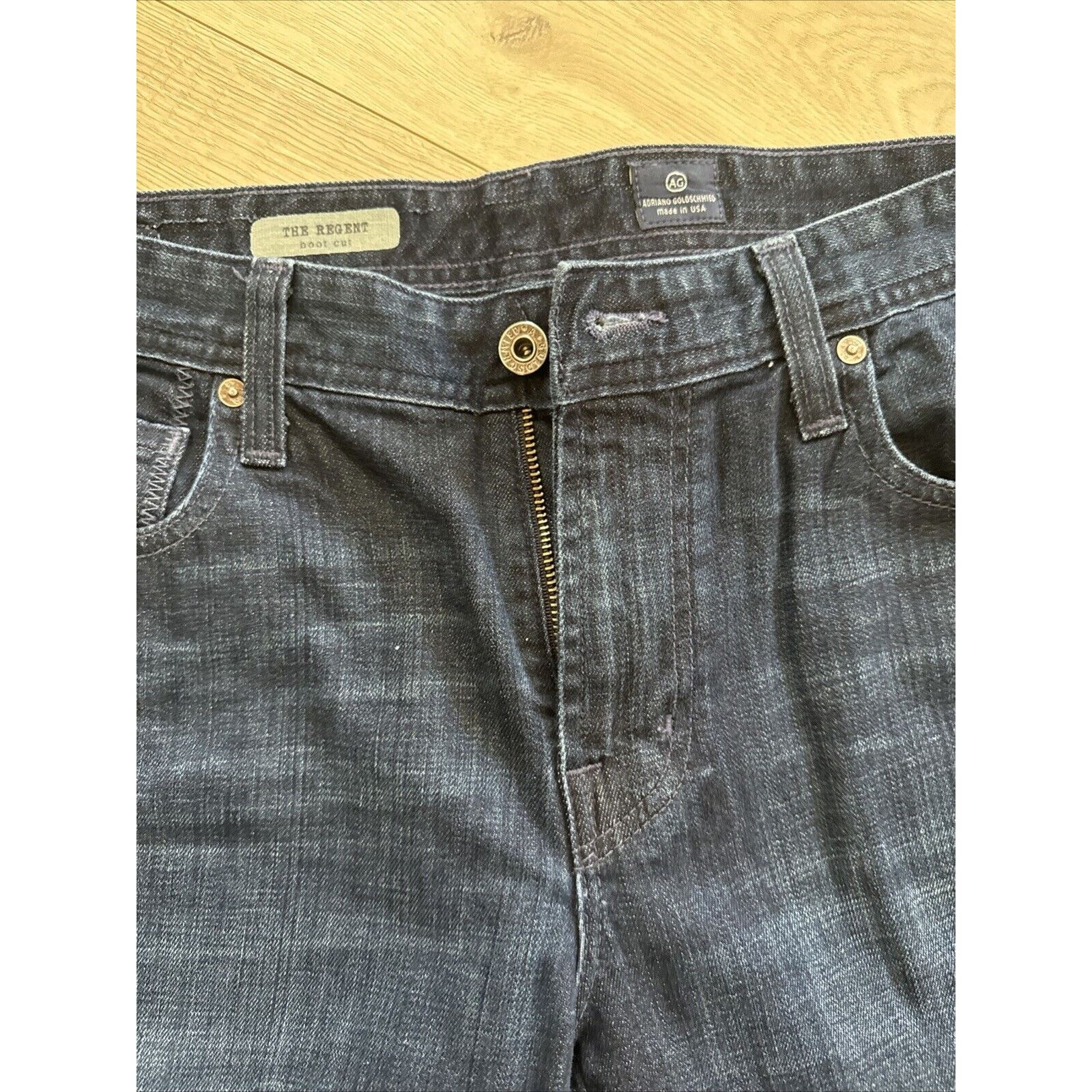 AG Adriano Goldschmied AG Denim Jeans 34x34 The Regent Boot Cut Size US 34 / EU 50 - 2 Thumbnail