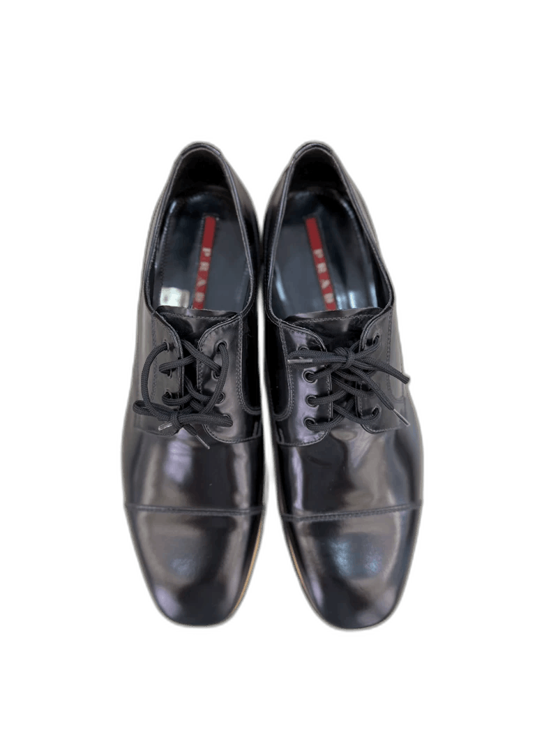Prada prada men's formal leather shoes Size US 8 / EU 41 - 1 Thumbnail