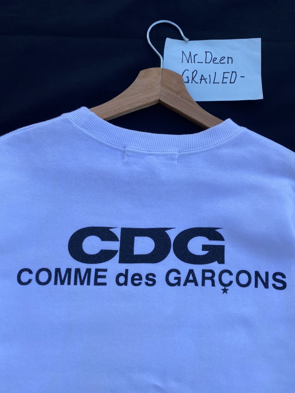 Comme des Garcons Rare Comme Des Garcons CDG Big Spellout Sweatshirt Size US L / EU 52-54 / 3 - 9 Thumbnail