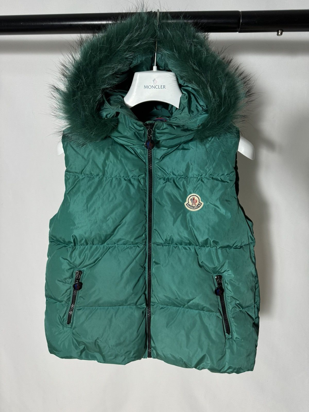 Moncler Ladies Fur Gilet