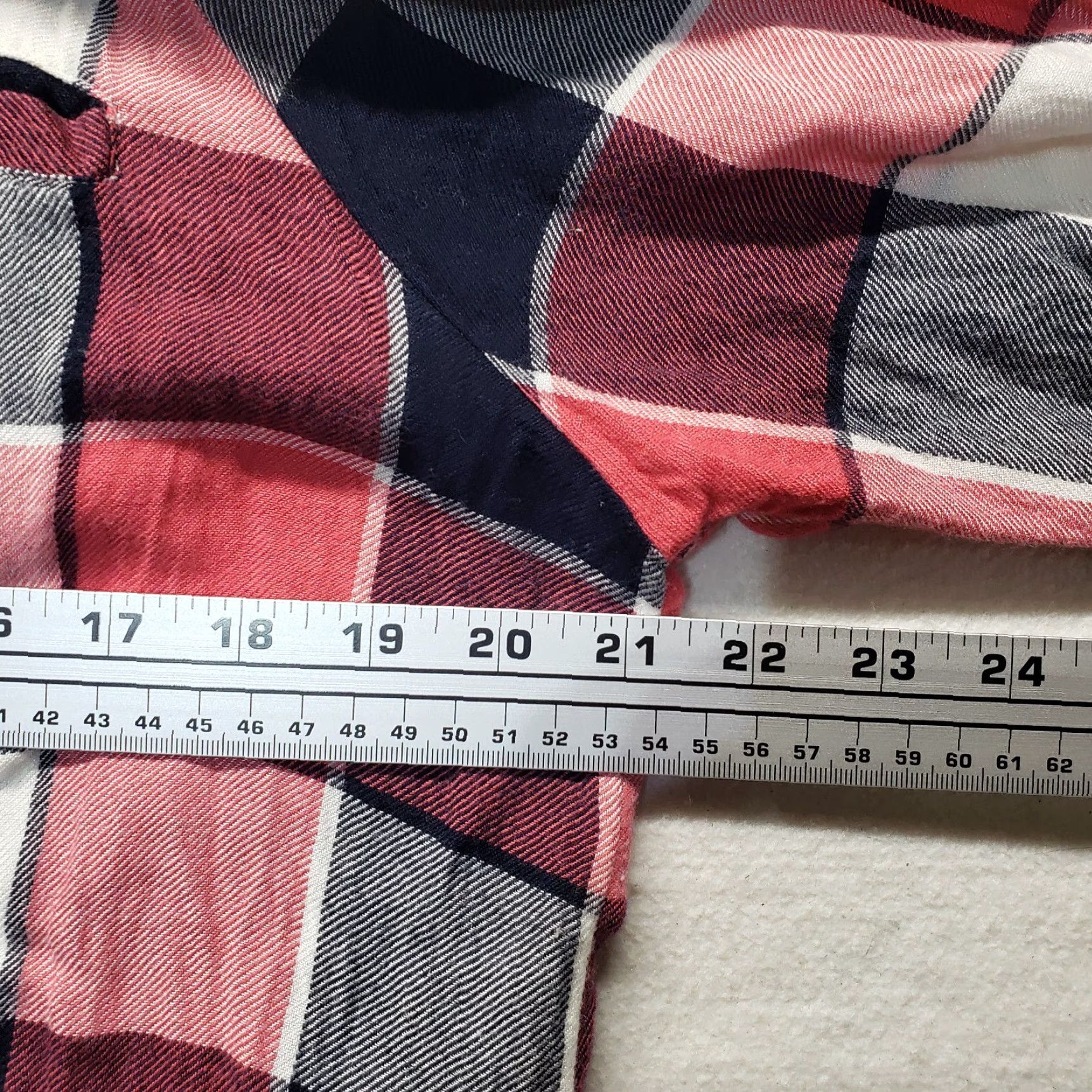 Vintage Attention Shirt Women L Red Plaid Button-Up Long Sleeve Casual Size L / US 10 / IT 46 - 5 Thumbnail