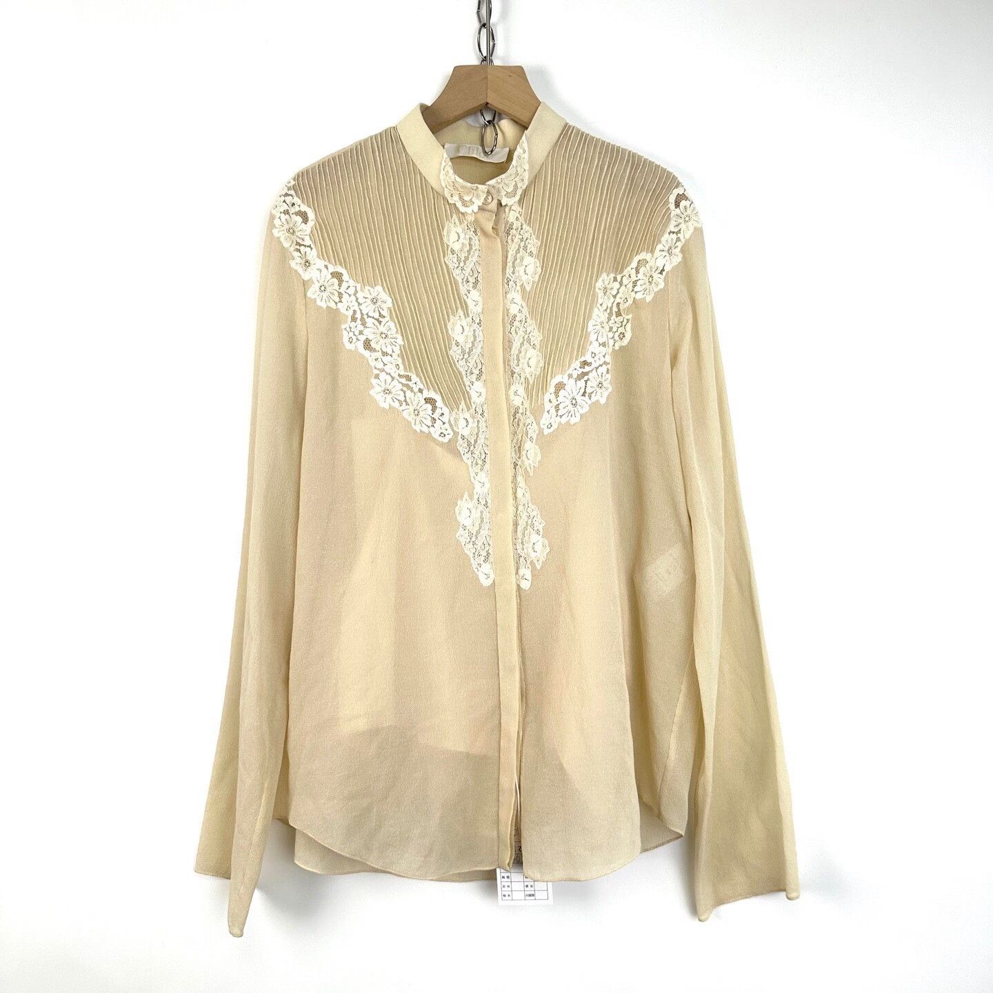 Chloe Chloe Women's Silk Lace Blouse Size XS / US 0-2 / IT 36-38 - 1 Thumbnail