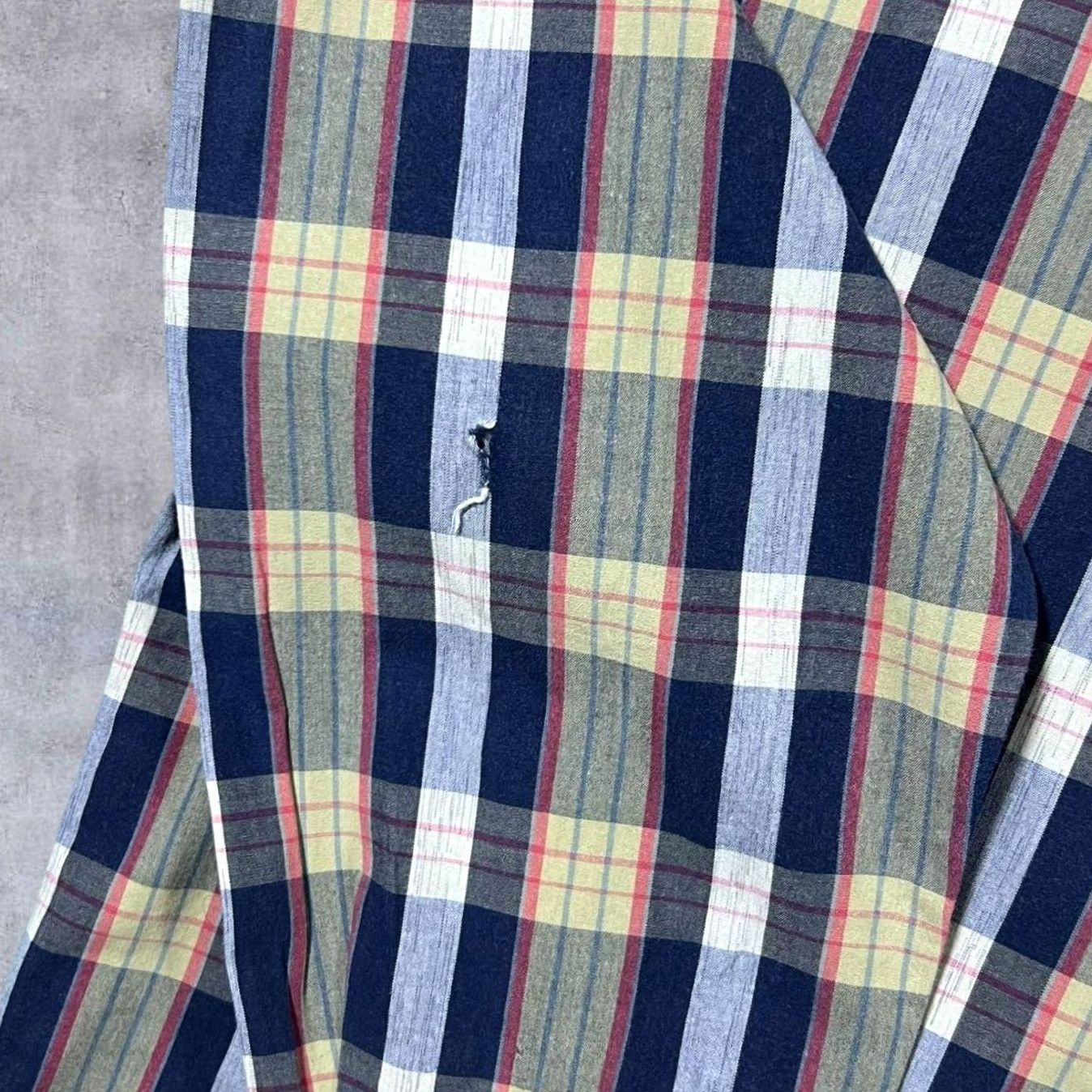 Timberland VINTAGE Timberland Shirt Baseball Collar Long Sleeve Cotton Multicoloured Plaid Check L XL Men Size US L / EU 52-54 / 3 - 5 Thumbnail