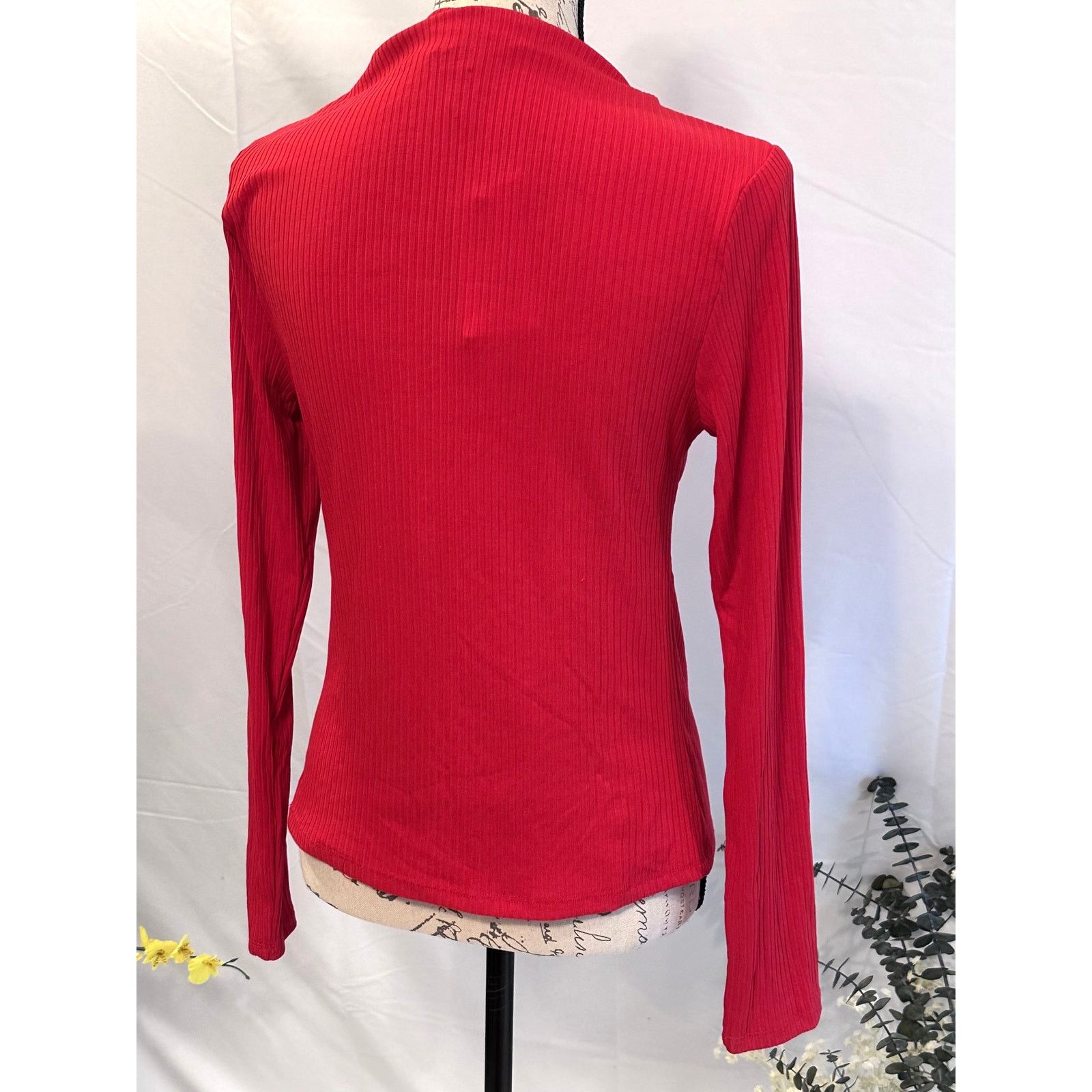 Other A New Day Boat Neck Long Sleeve Knit Top Red size M Size M / US 6-8 / IT 42-44 - 9 Thumbnail