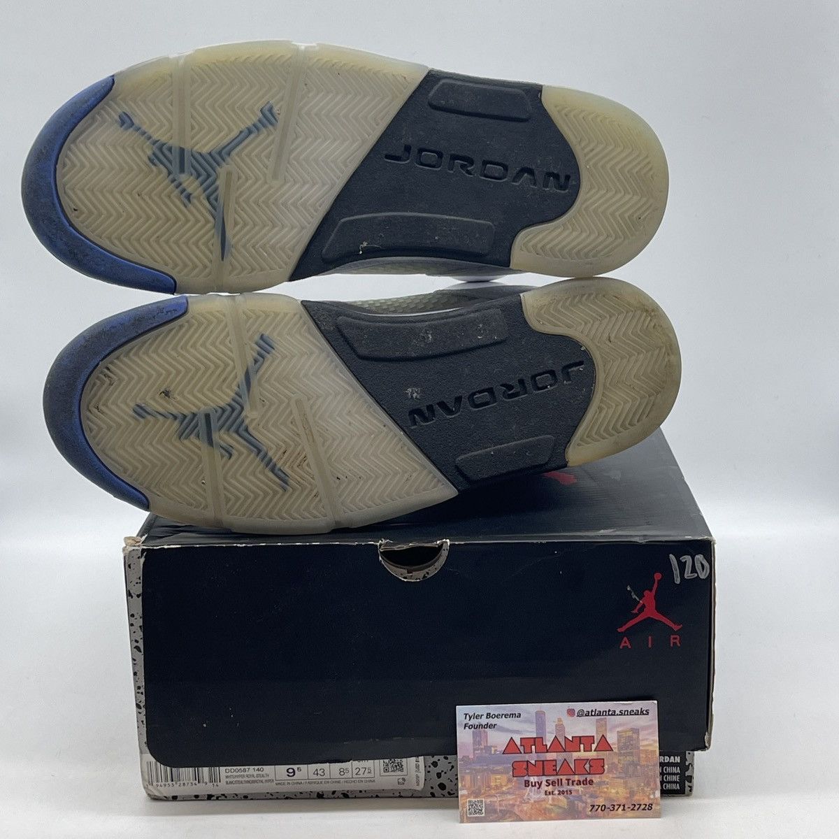 Jordan Brand Air jordan 5 stealth 2.0 Size US 9.5 / EU 42-43 - 7 Thumbnail