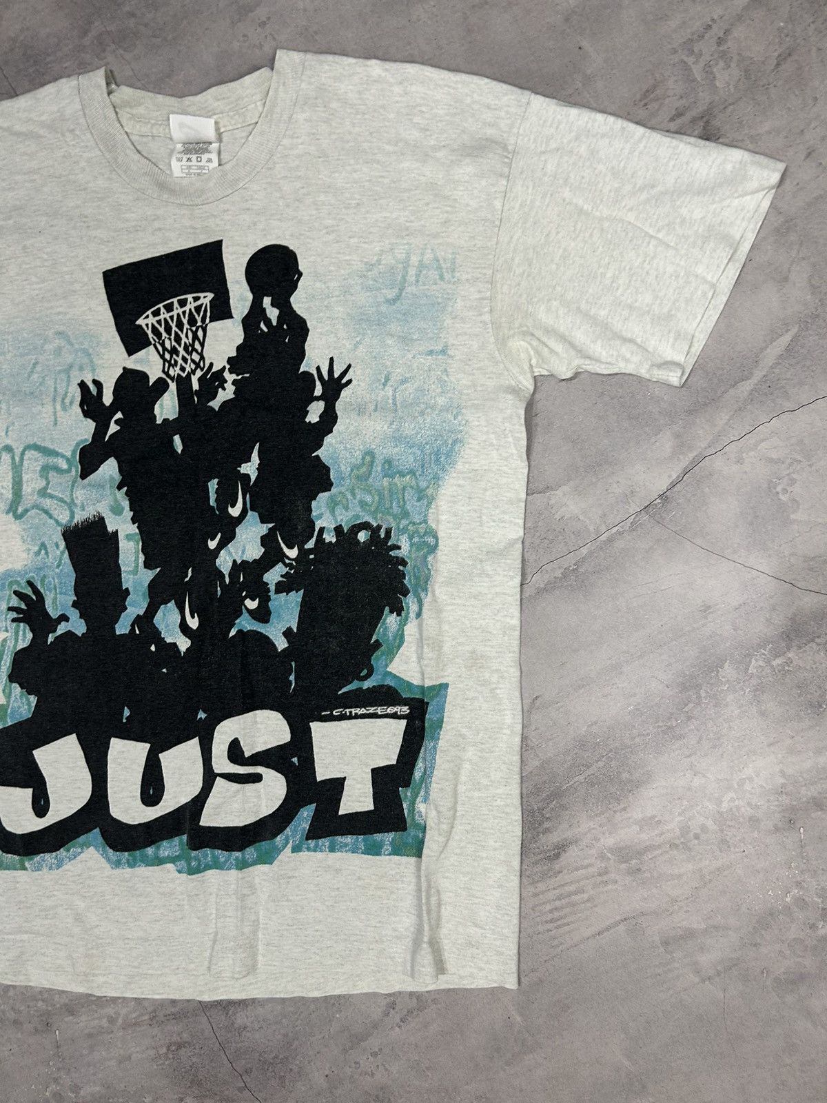 Nike Vintage Nike Just Do It Basketball T-Shirt Single Stitch Size US S / EU 44-46 / 1 - 3 Thumbnail