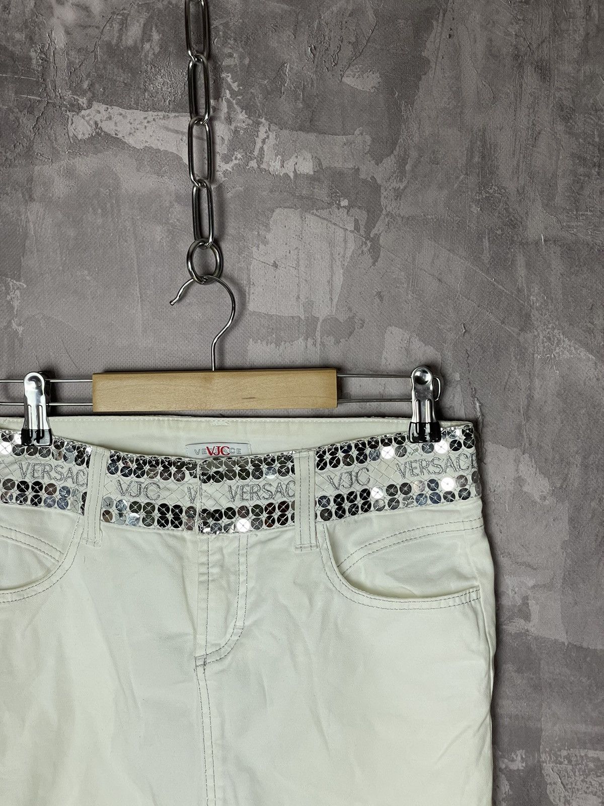Versace × Versace Jeans Couture × Vintage Versace Jeans Couture mini skirt Size 28" / US 6 / IT 42 - 2 Thumbnail