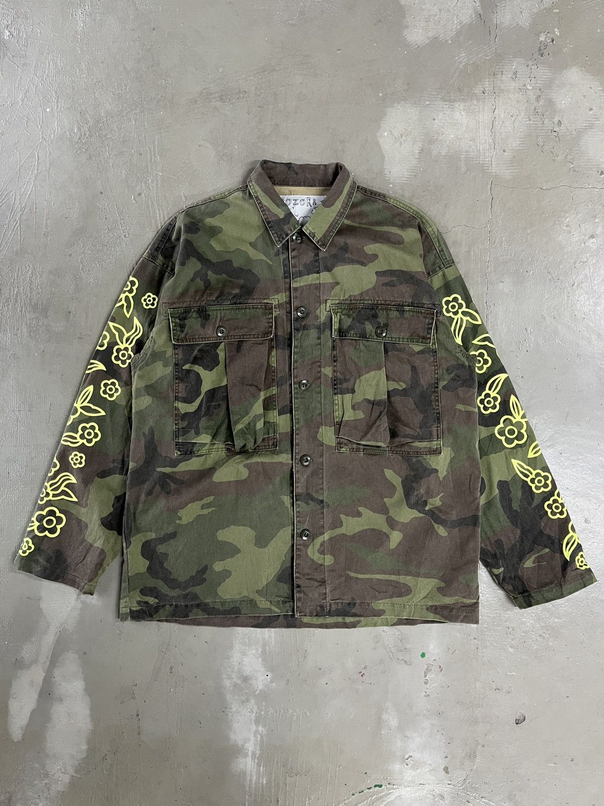 If Six Was Nine HBT Military Field Camo Jacket Size US L / EU 52-54 / 3 - 2 Thumbnail