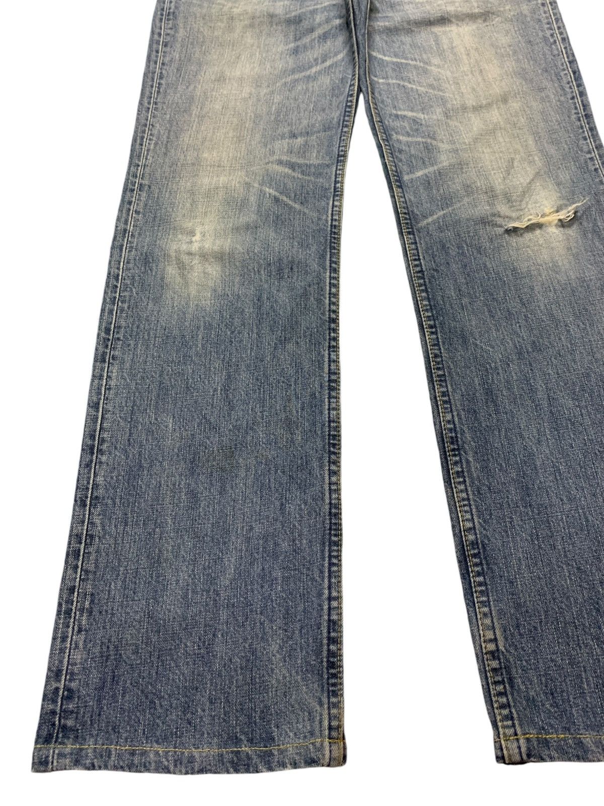 Levi's × Levi's Vintage Clothing Vintage 90s Levis 502 Faded Wash Distressed Loose Jeans Size US 31 - 6 Thumbnail