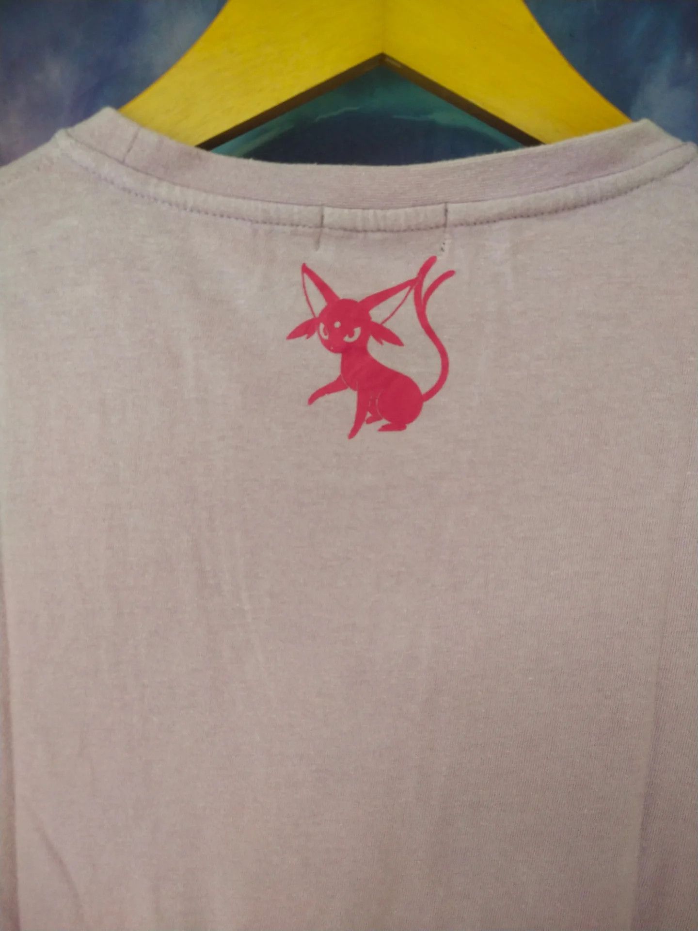 Pokemon Pokemon Center Espeon Pink Anime Game Tee Size US M / EU 48-50 / 2 - 4 Thumbnail
