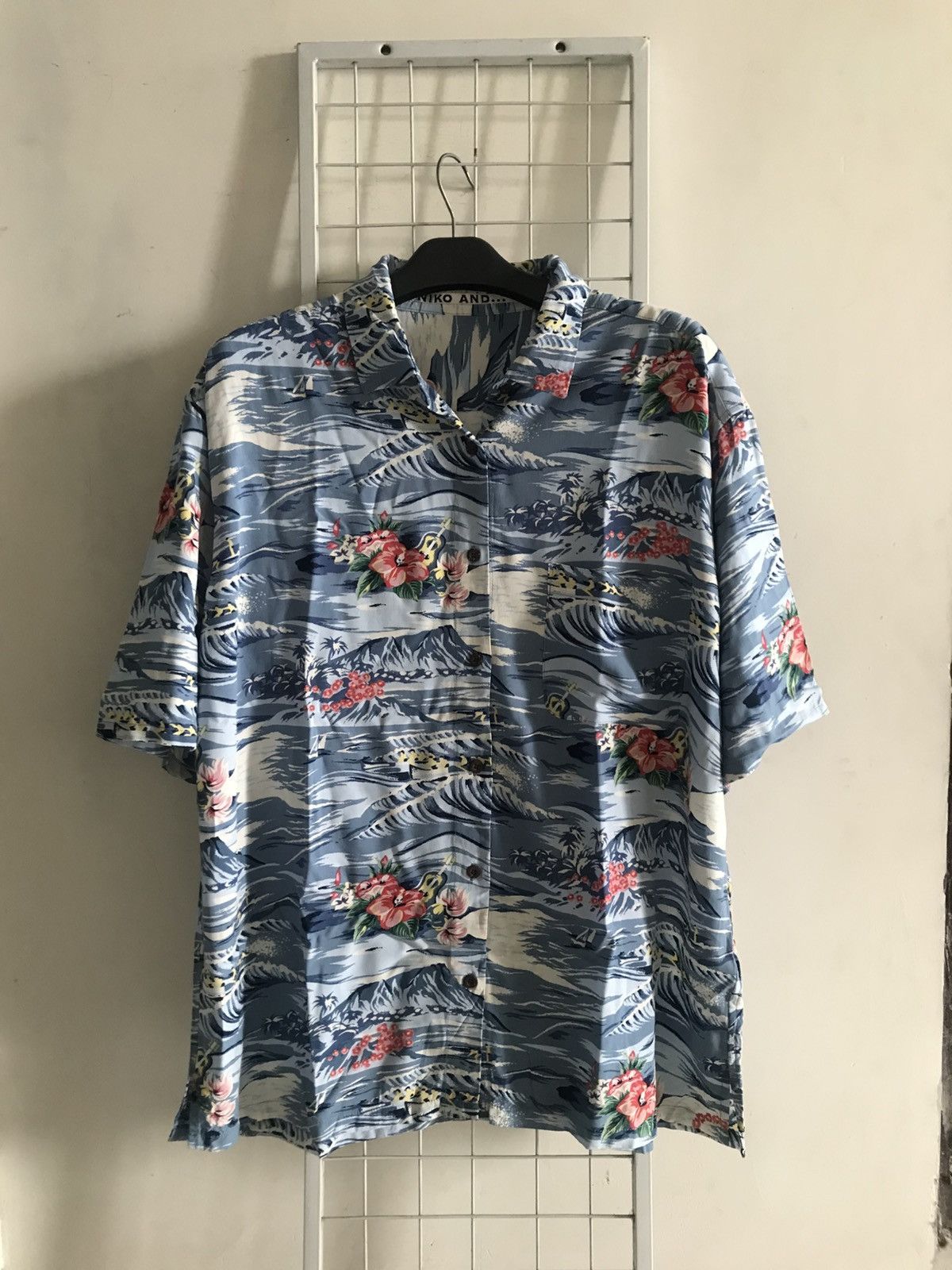 Issey Miyake × Japanese Brand 🇯🇵Niko And by Issey Miyake Hawaian Shirt Size US L / EU 52-54 / 3 - 1 Thumbnail