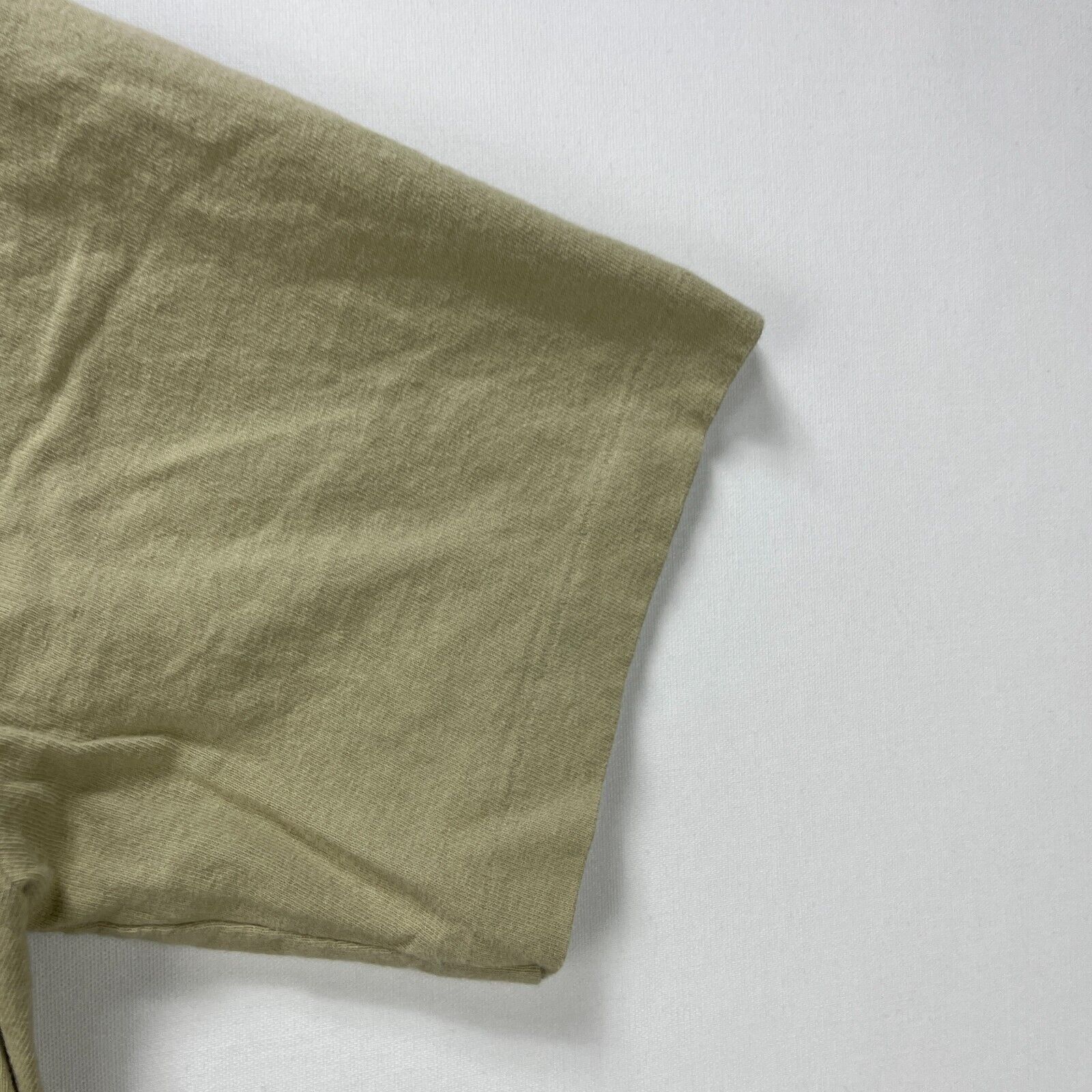 Vintage Vintage 90s Faded Beige Blank Single Stitch Medium Size US M / EU 48-50 / 2 - 4 Thumbnail