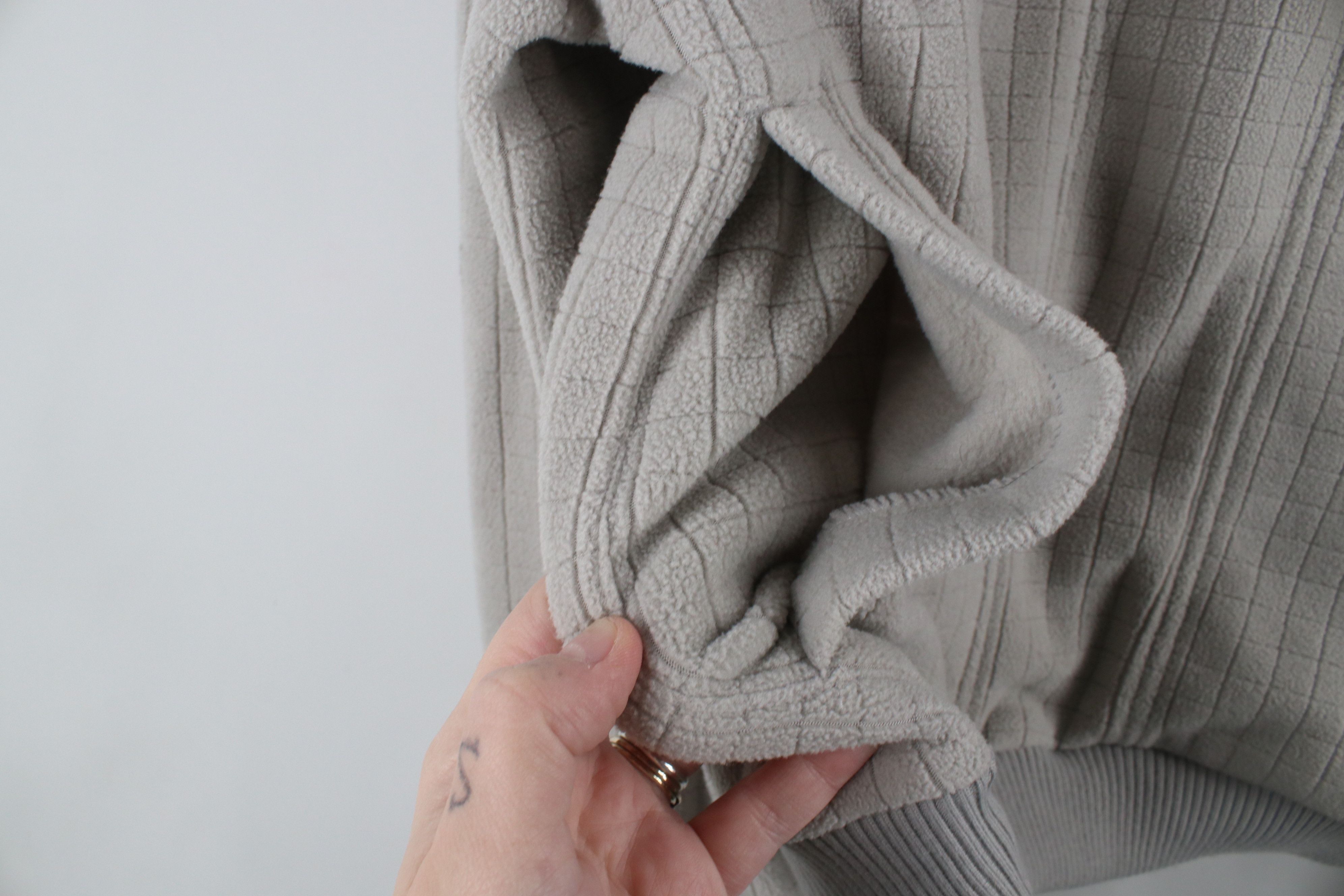 Vintage Beardedgoat Spell Out Sierra Fleece Hoodie Sweatshirt Gray Size M / US 6-8 / IT 42-44 - 6 Thumbnail