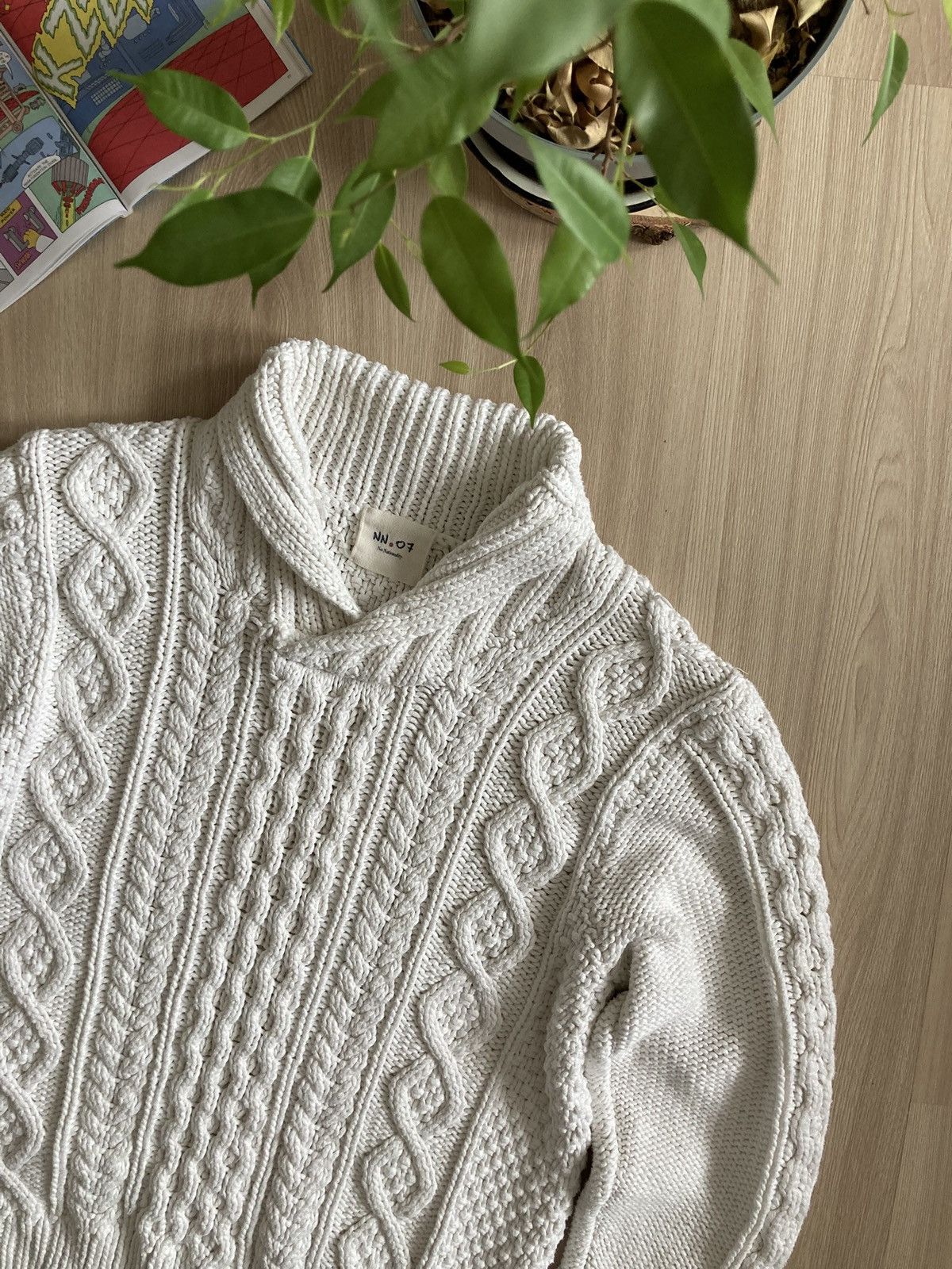 NN07 Vintage RARE NN07 no nationality Knit Sweater 90s Size US L / EU 52-54 / 3 - 3 Thumbnail