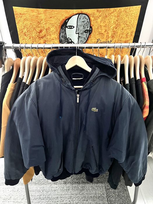 Lacoste vintage bomber outlet jacket