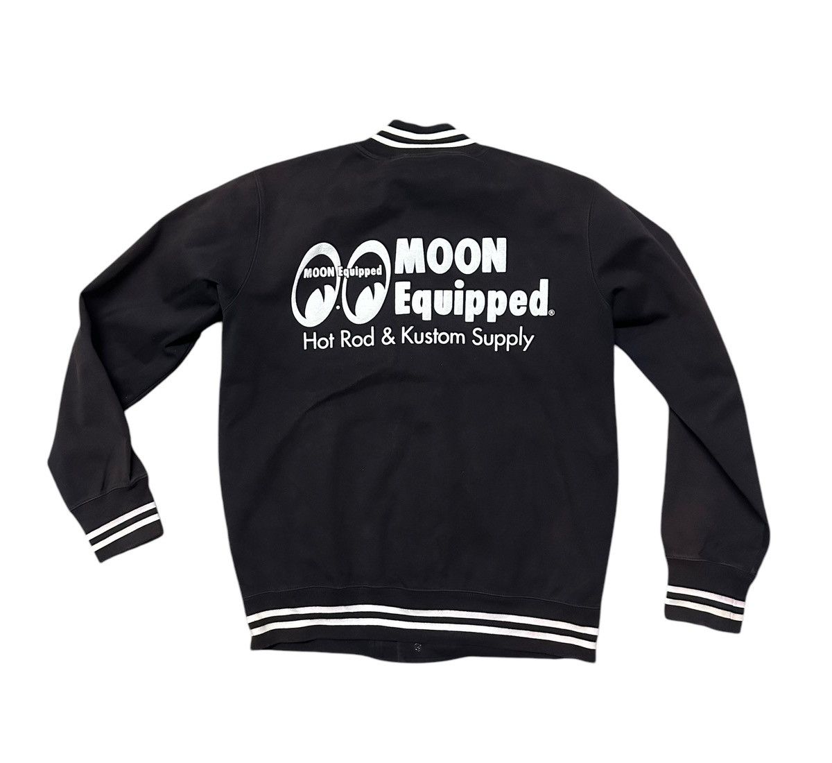 Vintage MOON Equipped Logo Stadium Jacket Arrival Notice Size US L / EU 52-54 / 3 - 1 Thumbnail