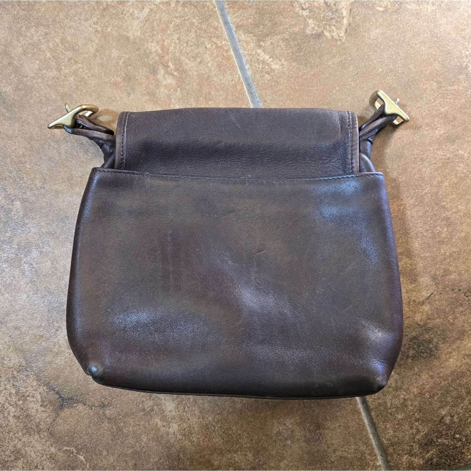Coach Dark Brown | COACH | Vintage Leather Compartment Crossbody Size ONE SIZE - 6 Thumbnail