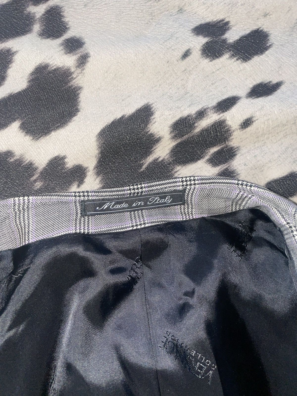 Versace Light wool plaid Versace blazer Size 38R - 4 Thumbnail