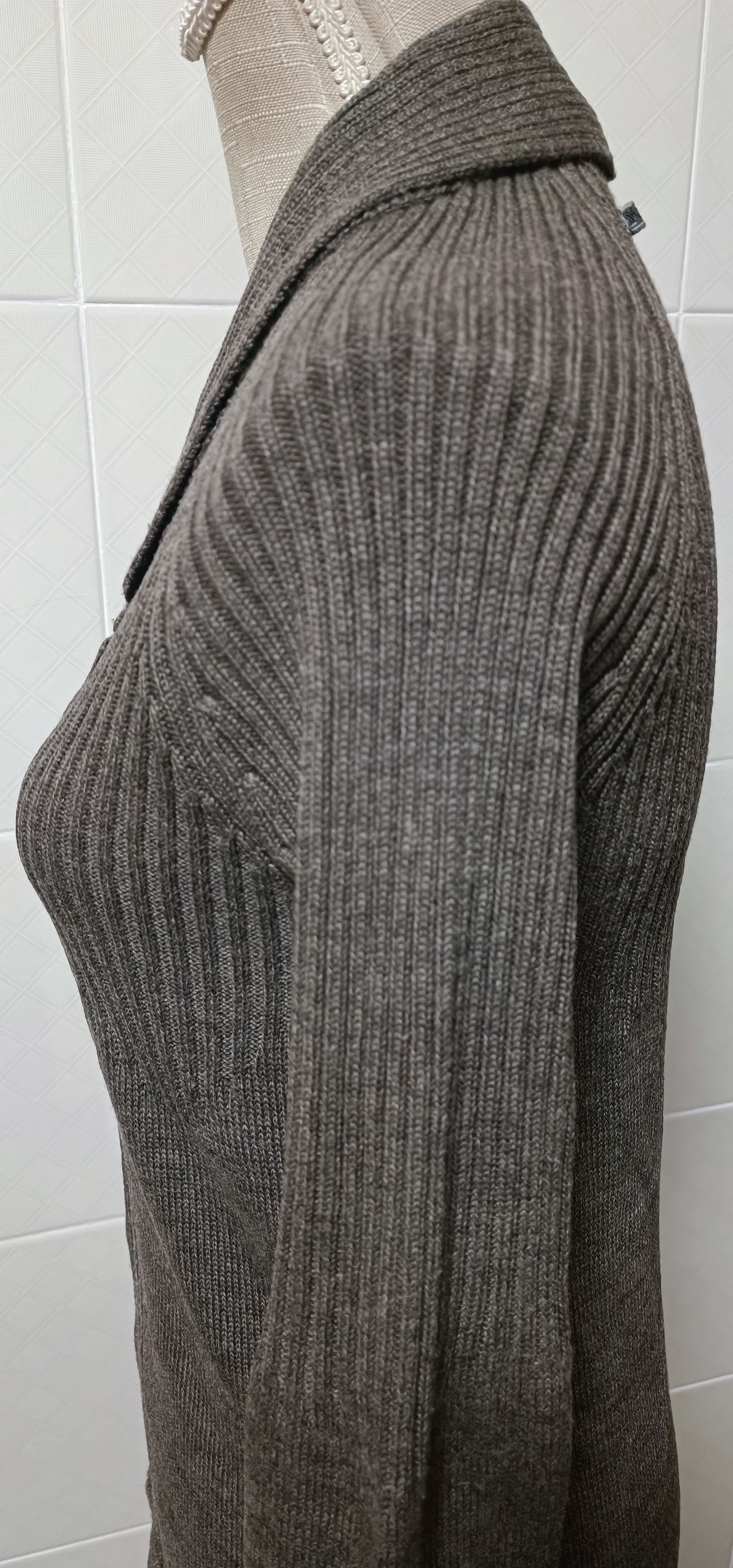 Jean Paul Gaultier 90's - Mink color wool cardigan Size S / US 4 / IT 40 - 16 Thumbnail
