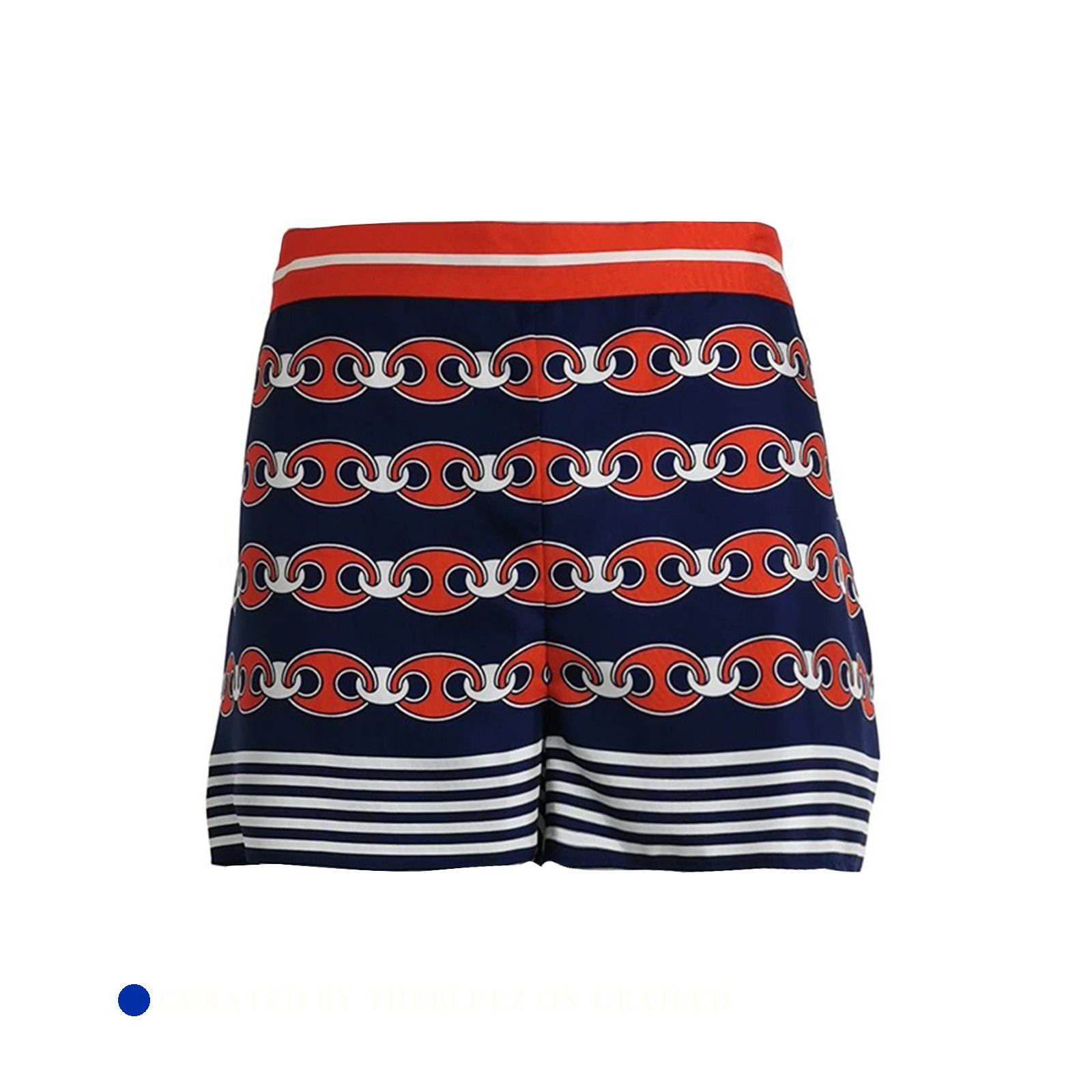 Gucci Stylish Chain Print Silk Shorts Size US 28 / EU 44 - 1 Thumbnail
