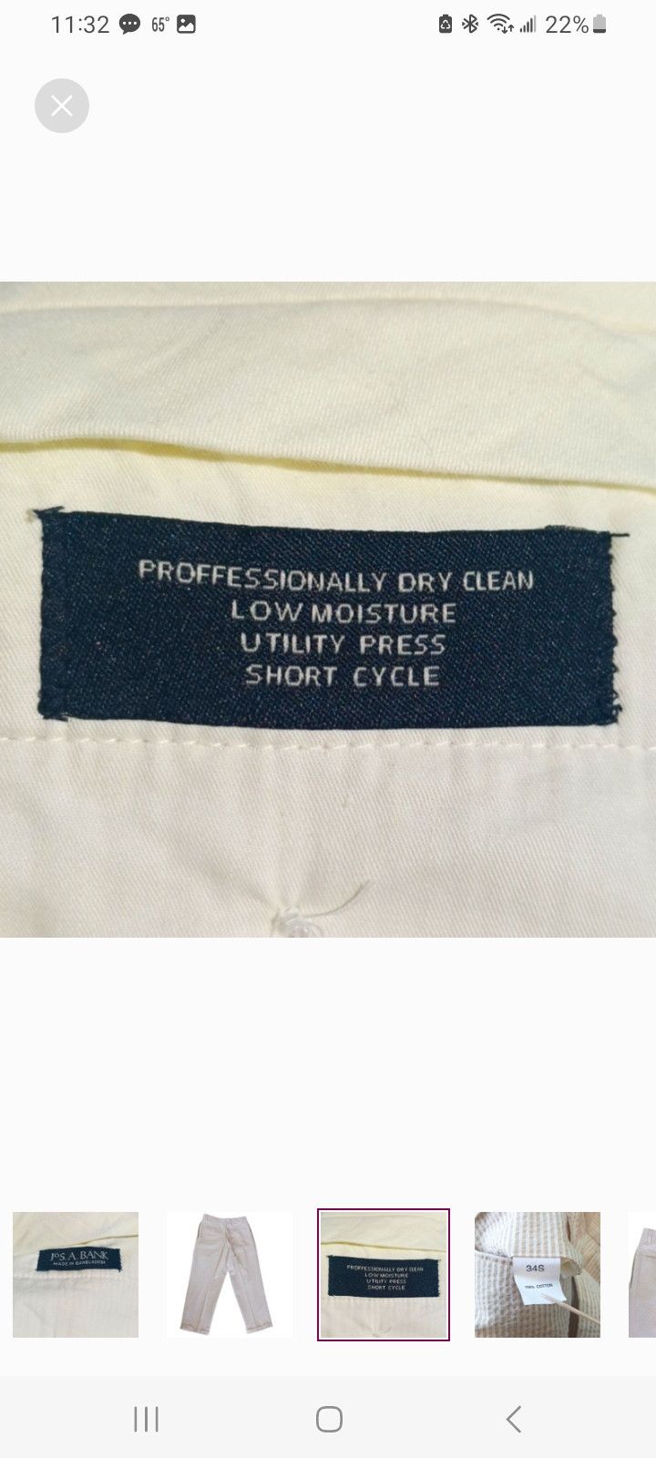 Jos. A. Bank Jos. A. Bank Seersuckle Striped Pants Size US 34 / EU 50 - 5 Thumbnail