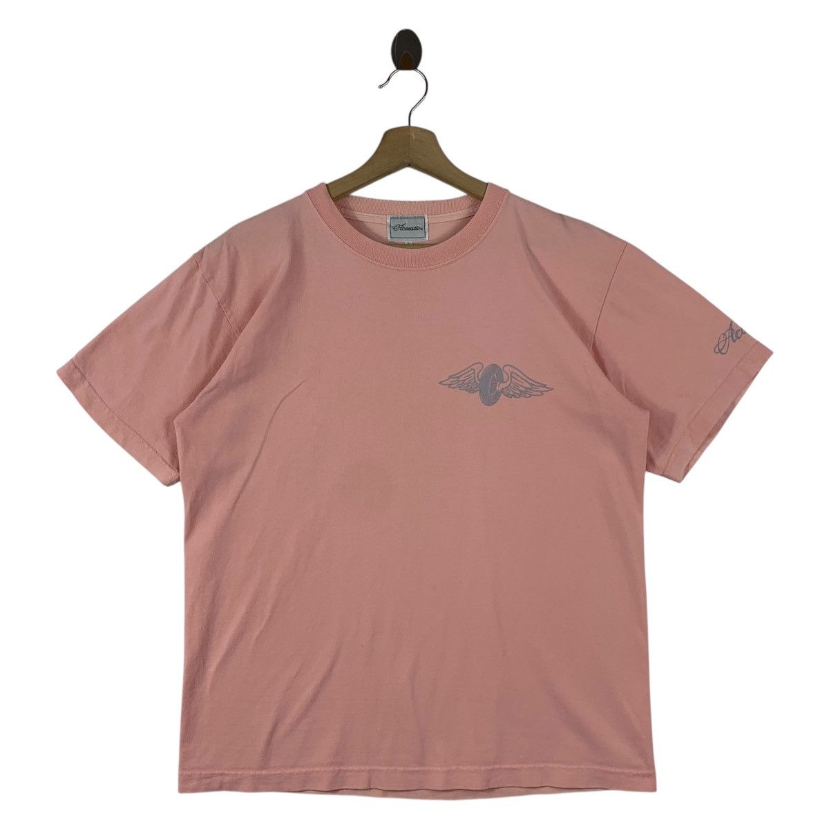Japanese Brand ACOUSTIC japapenese brand spellout tee Size US L / EU 52-54 / 3 - 2 Thumbnail