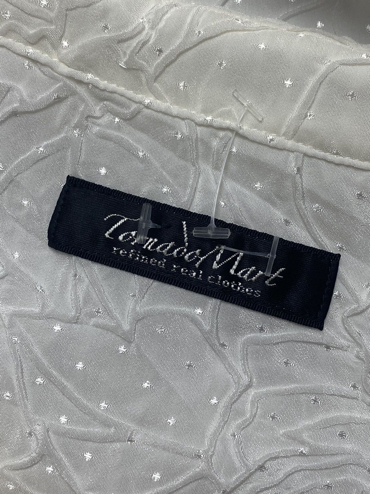 If Six Was Nine 2000s Tornado Mart - Jacquard Rose Pleats Shirt Size US M / EU 48-50 / 2 - 7 Thumbnail