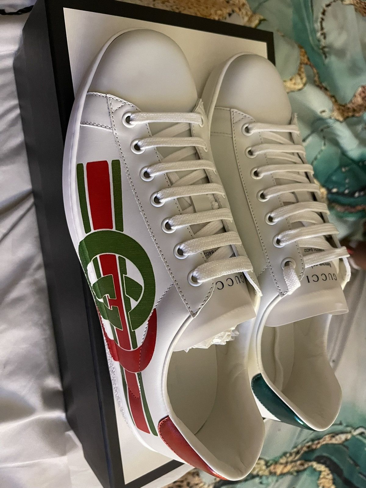 Gucci Gucci ace logo sneaker Size US 9 / EU 42 - 2 Thumbnail